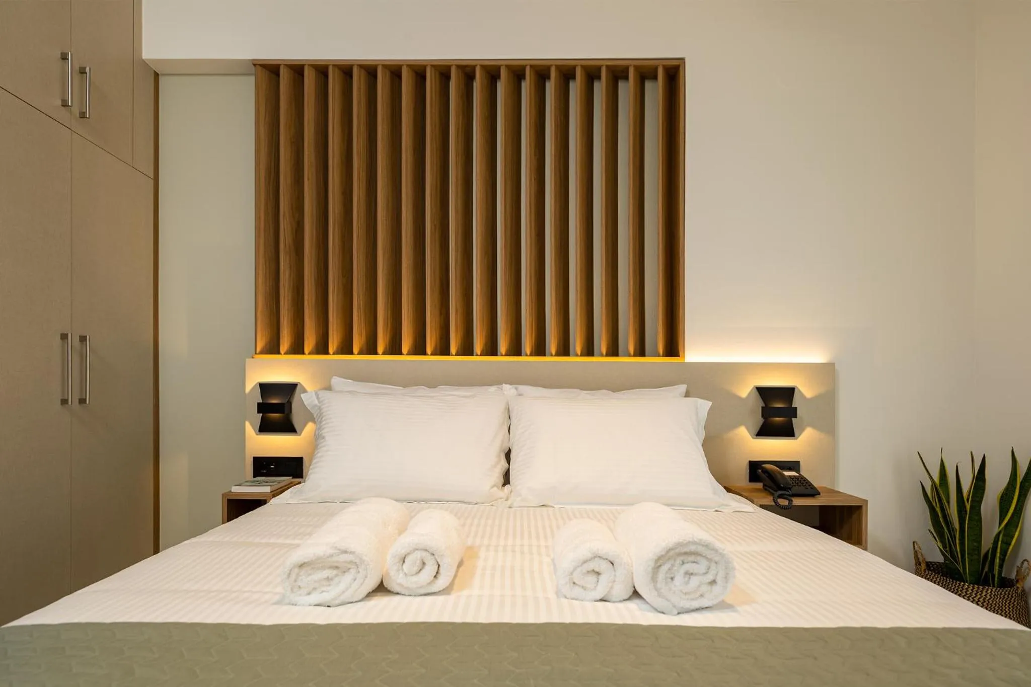 Bed in Ruby Luxury Suites