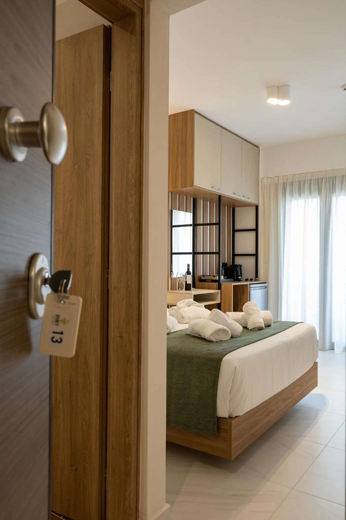 Bed in Ruby Luxury Suites