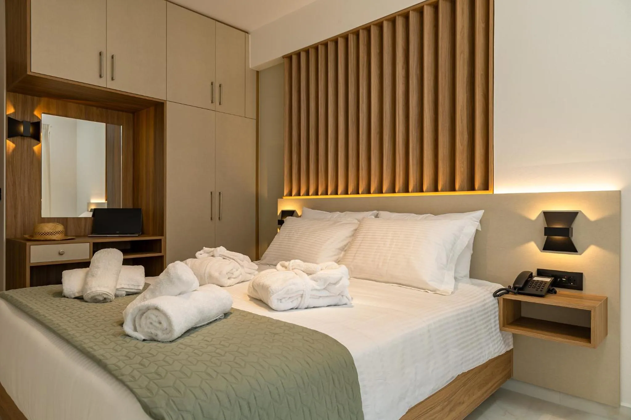 Bed in Ruby Luxury Suites