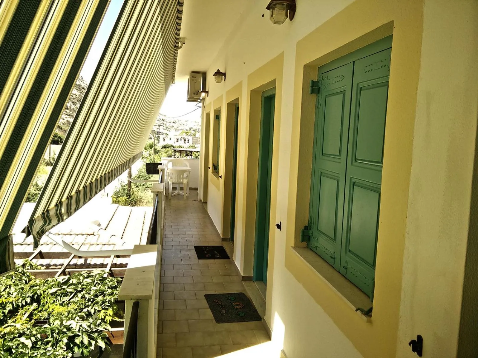Balcony/Terrace in Dimitris Villa Hotel