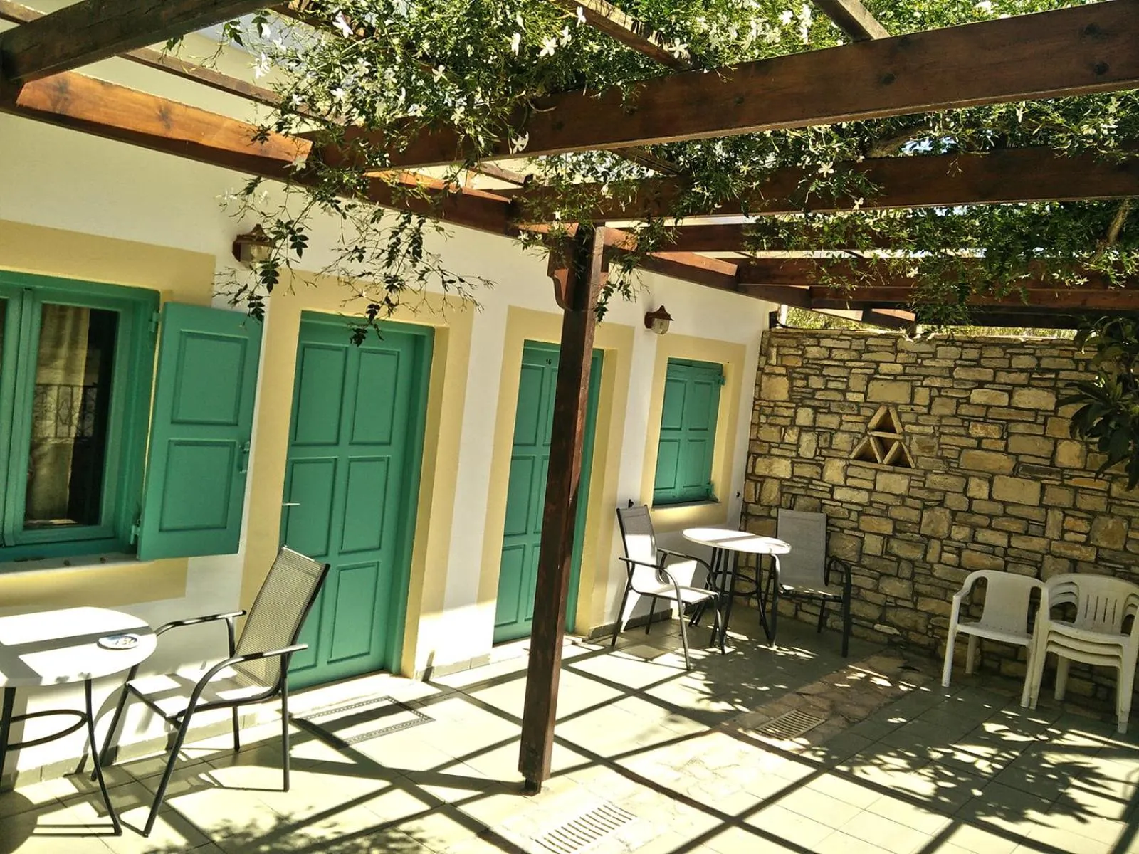 Balcony/Terrace in Dimitris Villa Hotel