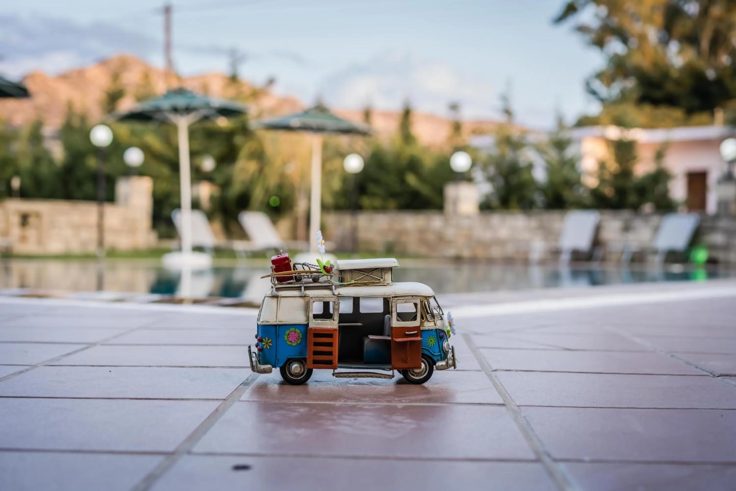 Swimming pool in Dimitris Villa Hotel