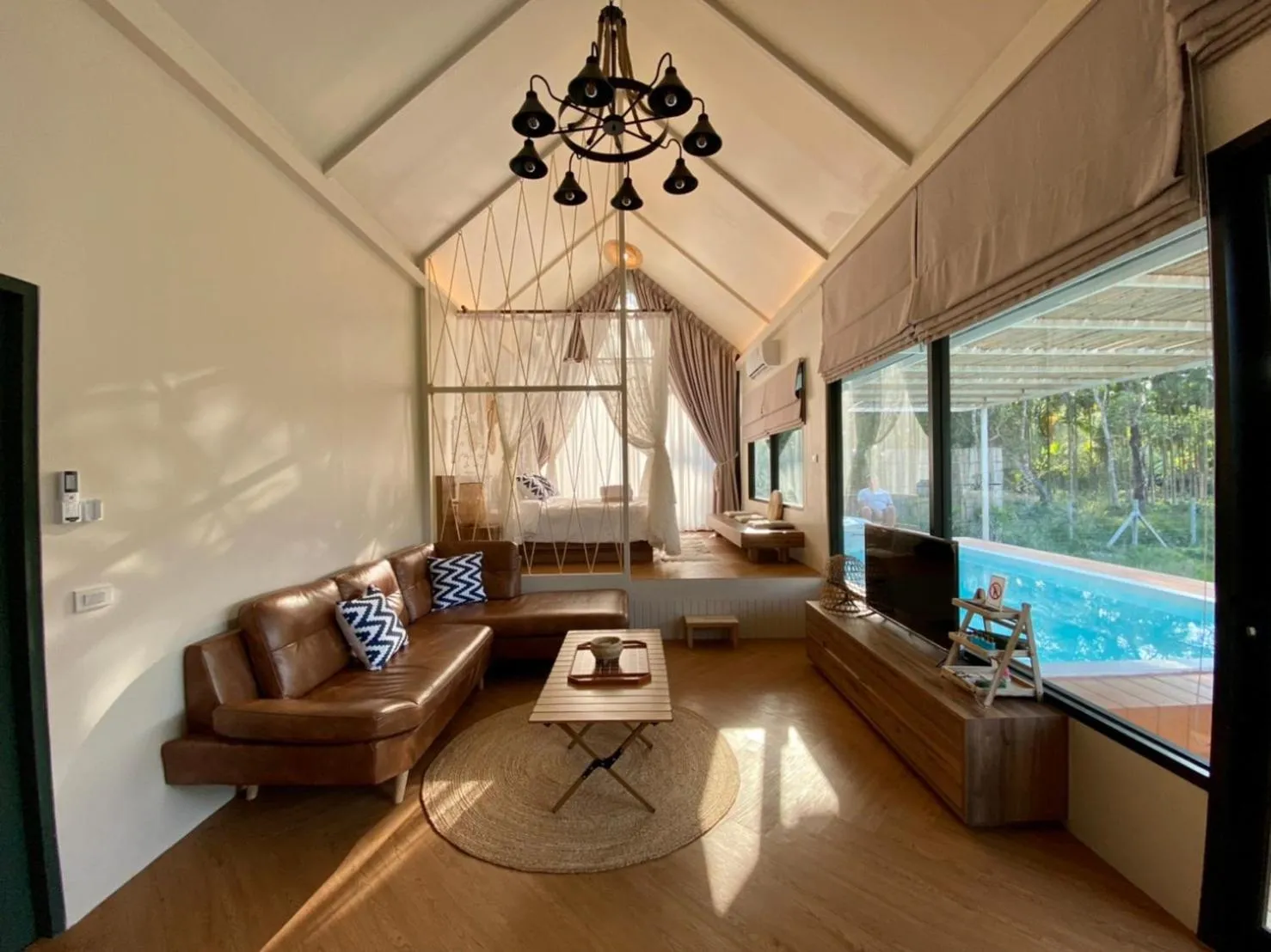 Living room in Baan Nai Baan Nok Resort