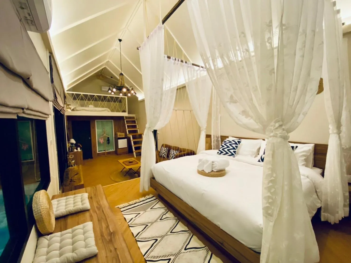 Bedroom, Bed in Baan Nai Baan Nok Resort