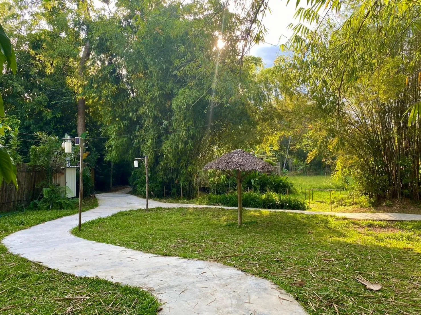 Inner courtyard view in Baan Nai Baan Nok Resort