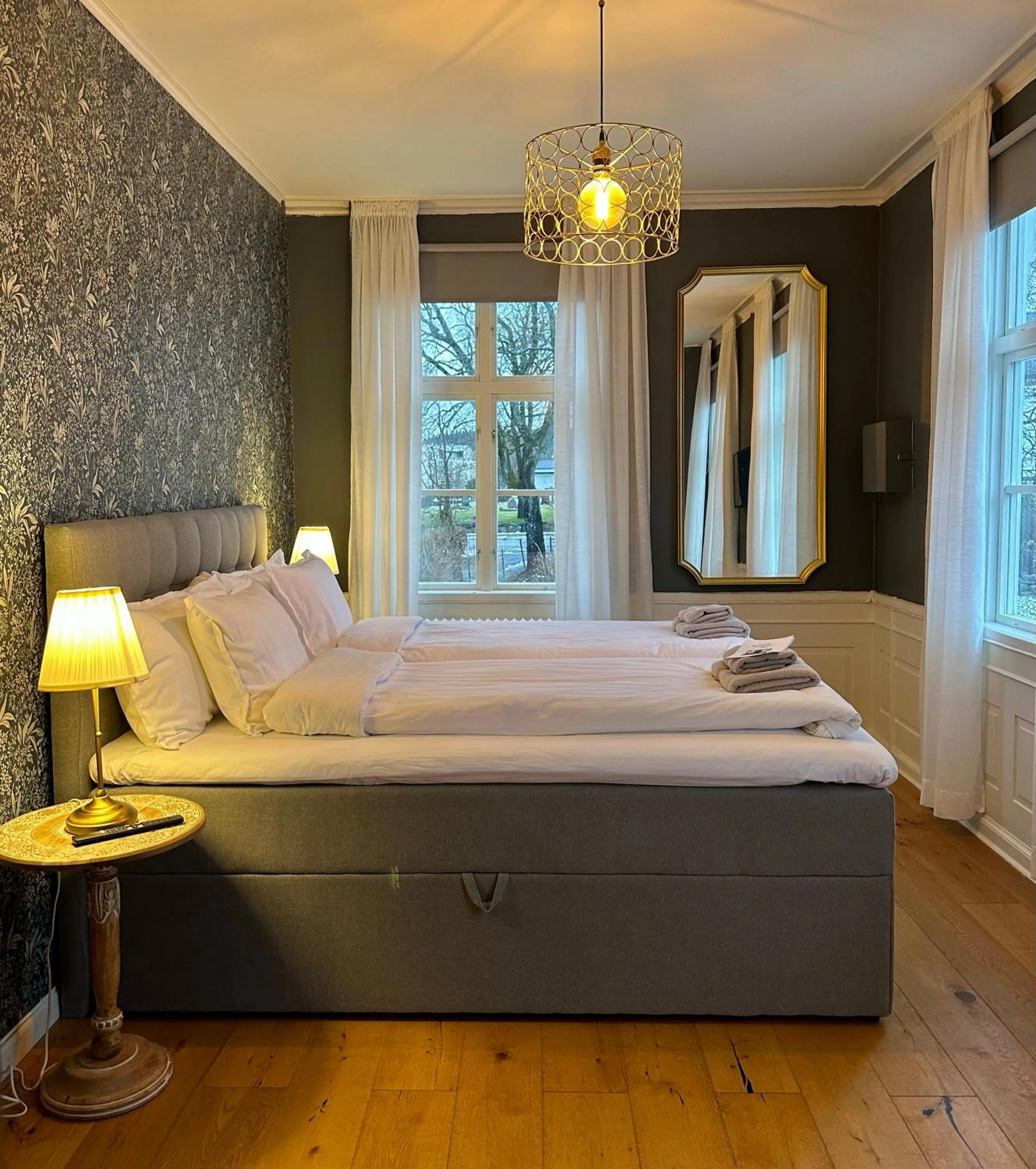 Bed in Kinna Bed & Breakfast