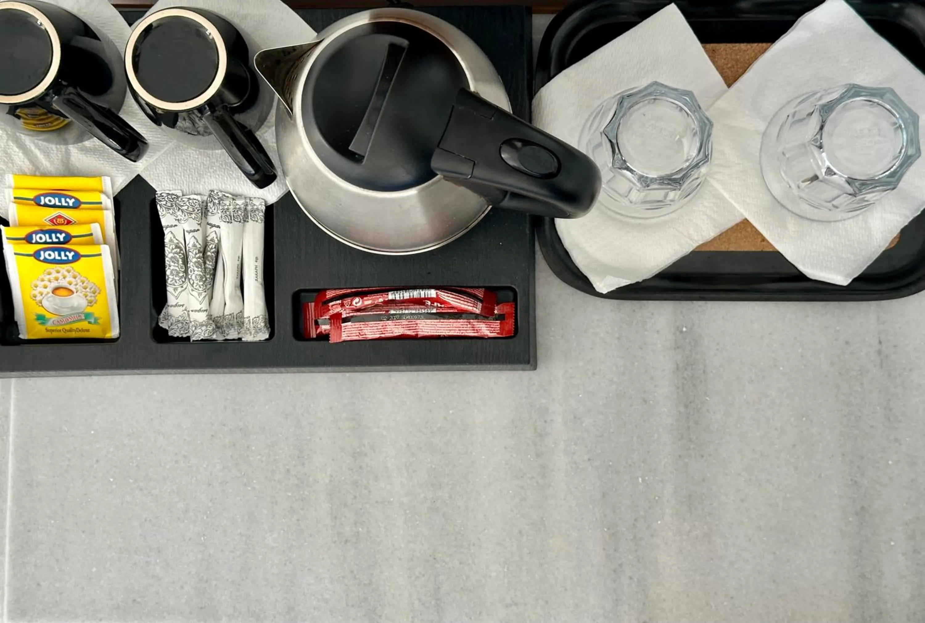 Coffee/tea facilities in Irigeneia Hotel