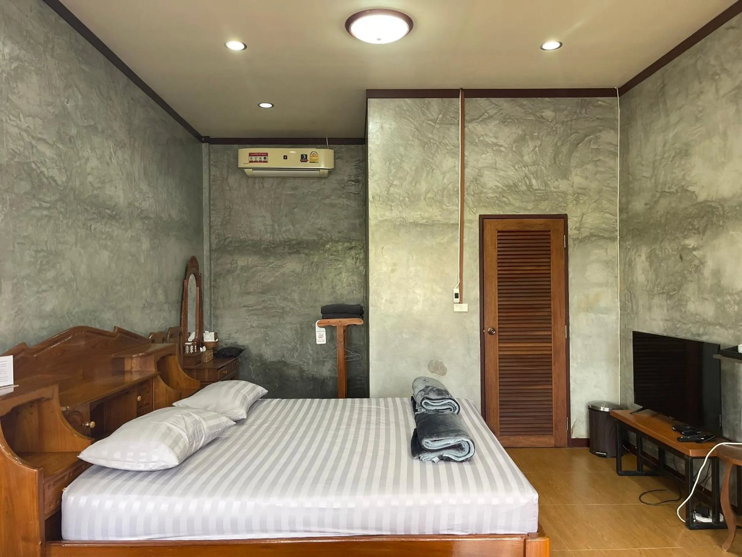 Bed in Yaowarate Sport Club and Resort ไร่เยาวเรศ