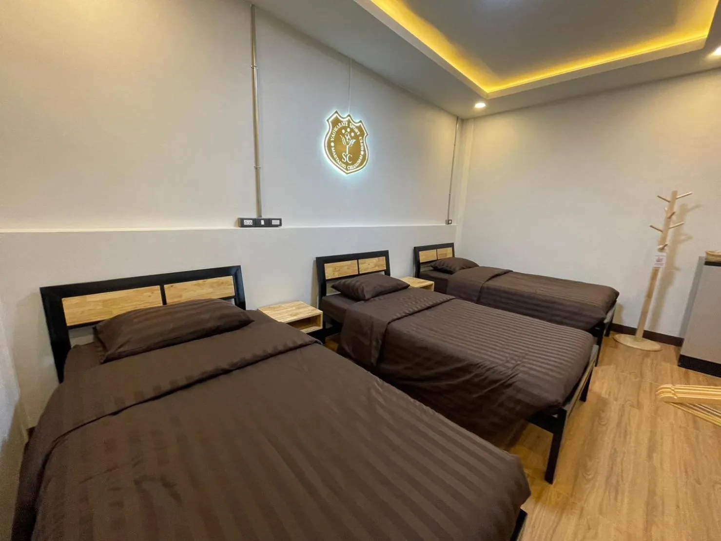 Bed in Yaowarate Sport Club and Resort ไร่เยาวเรศ