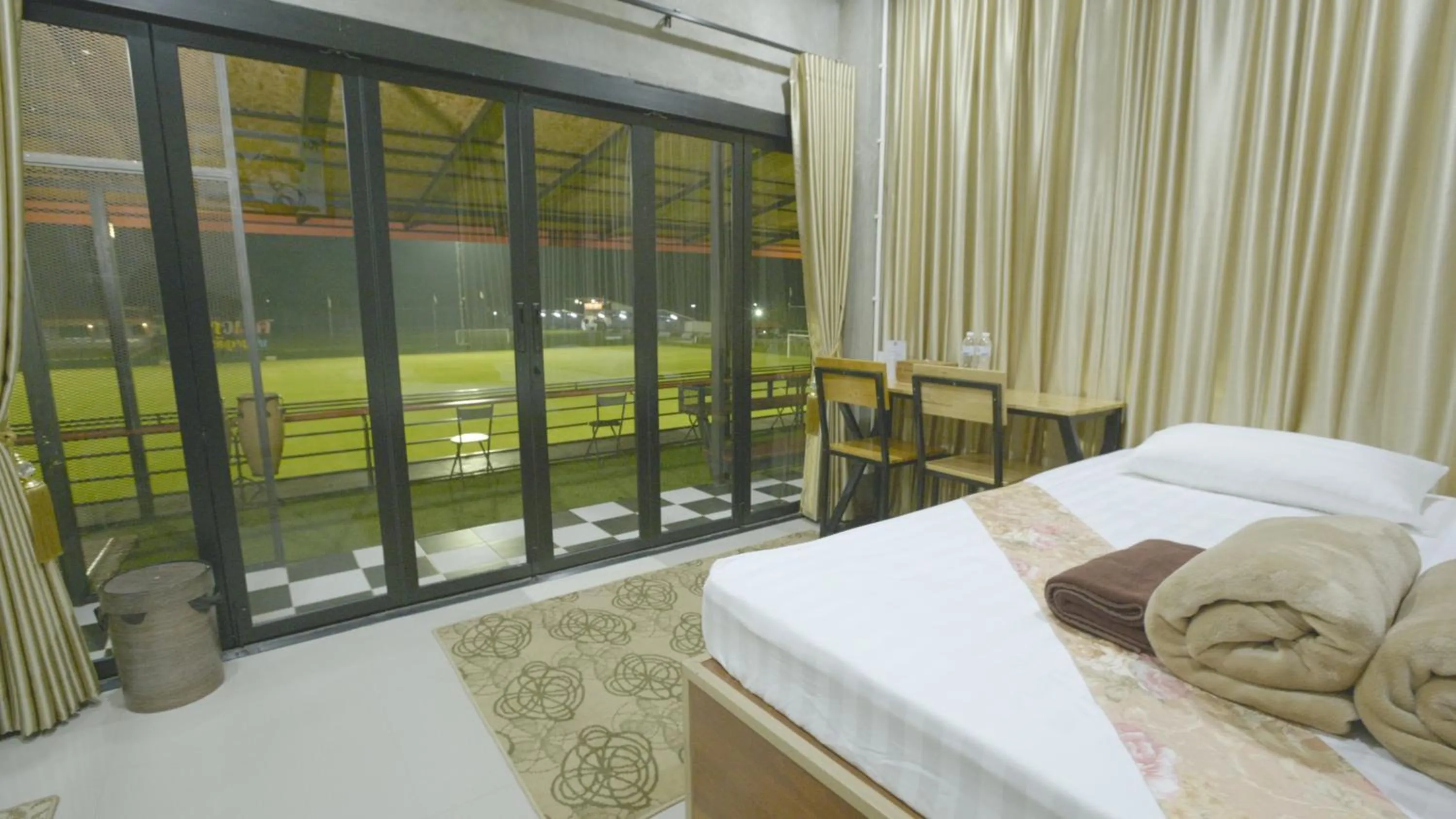 Bed in Yaowarate Sport Club and Resort ไร่เยาวเรศ