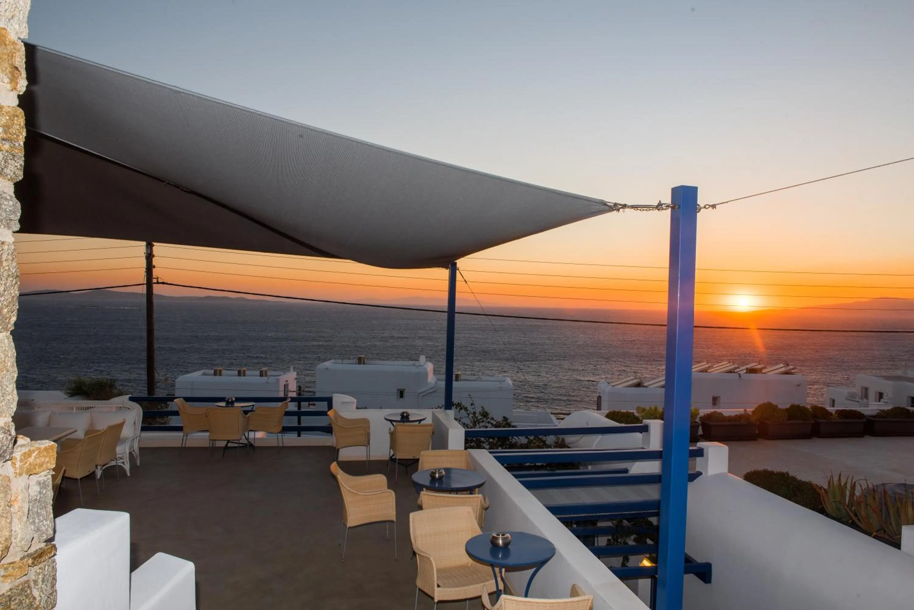 Patio in Hotel Spanelis