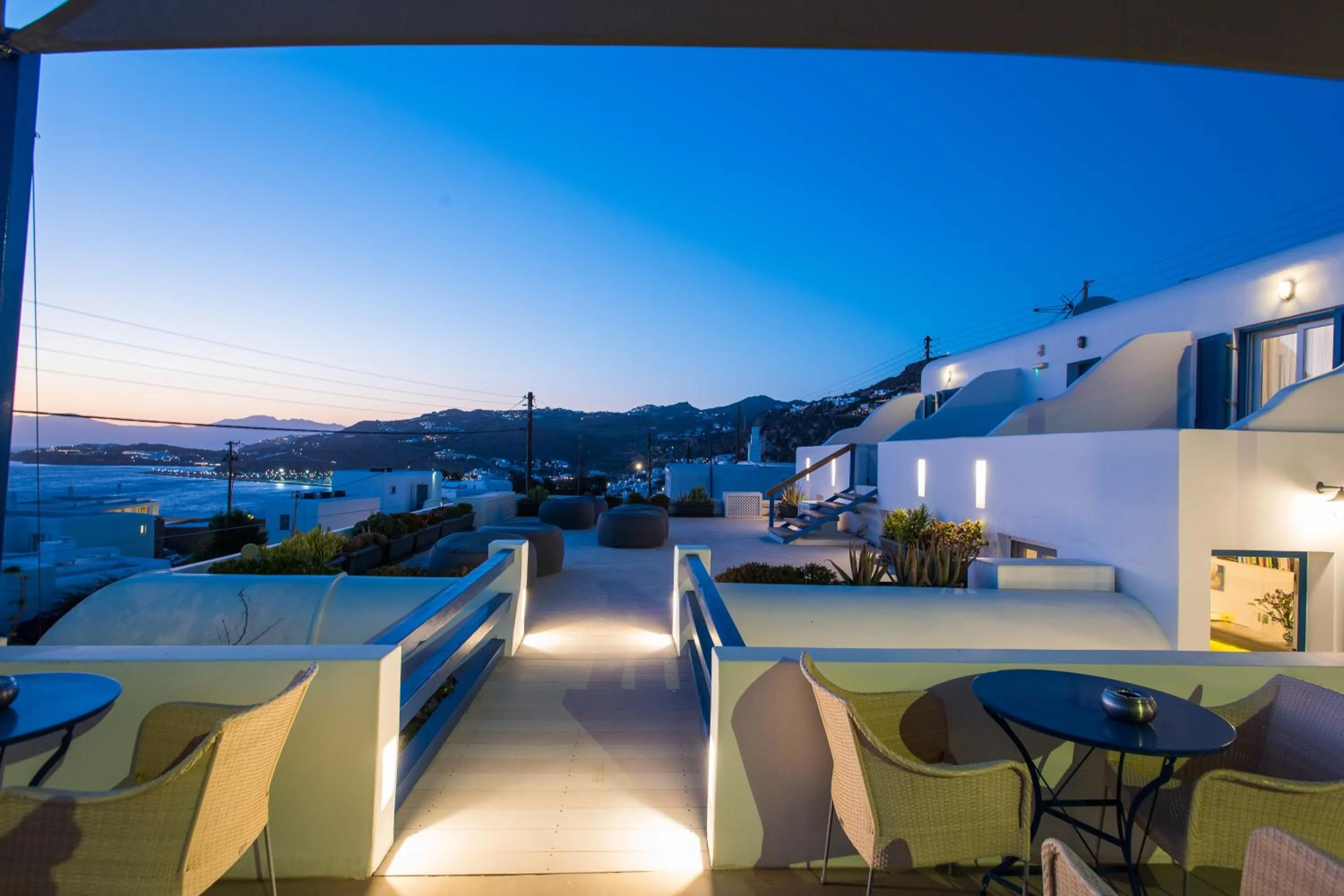 Patio in Hotel Spanelis