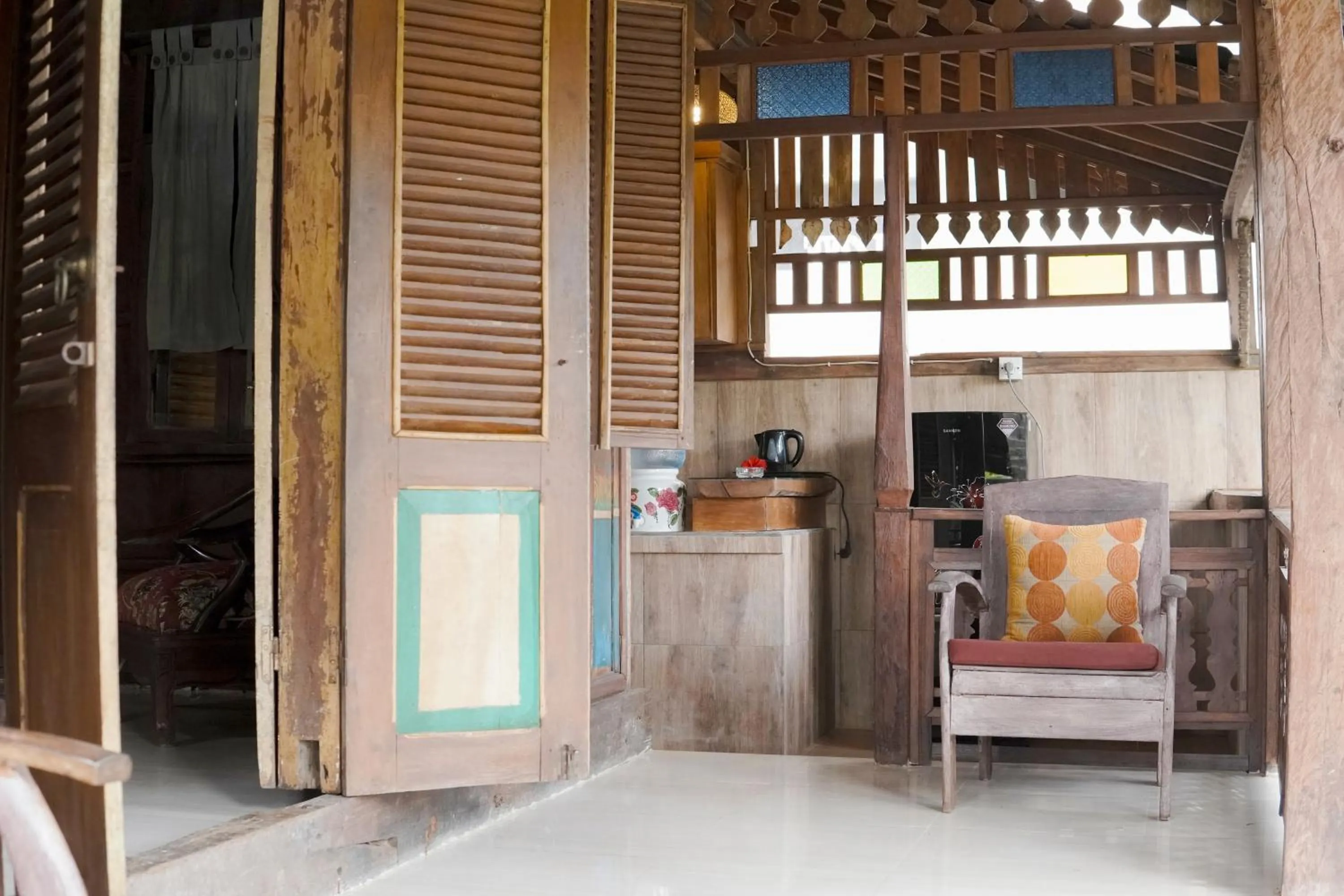 Balcony/Terrace in Sentana Villa Ubud