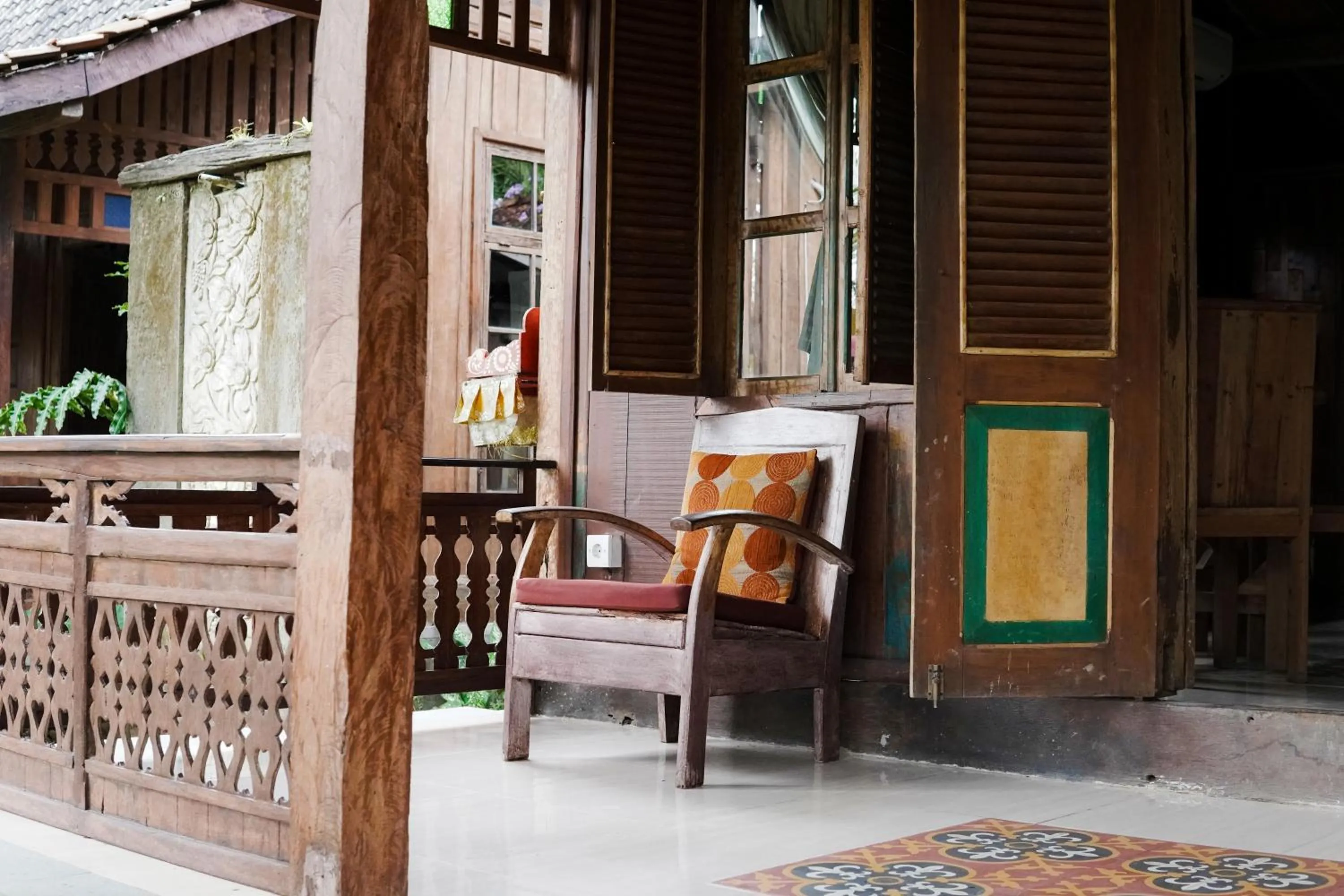 Balcony/Terrace in Sentana Villa Ubud