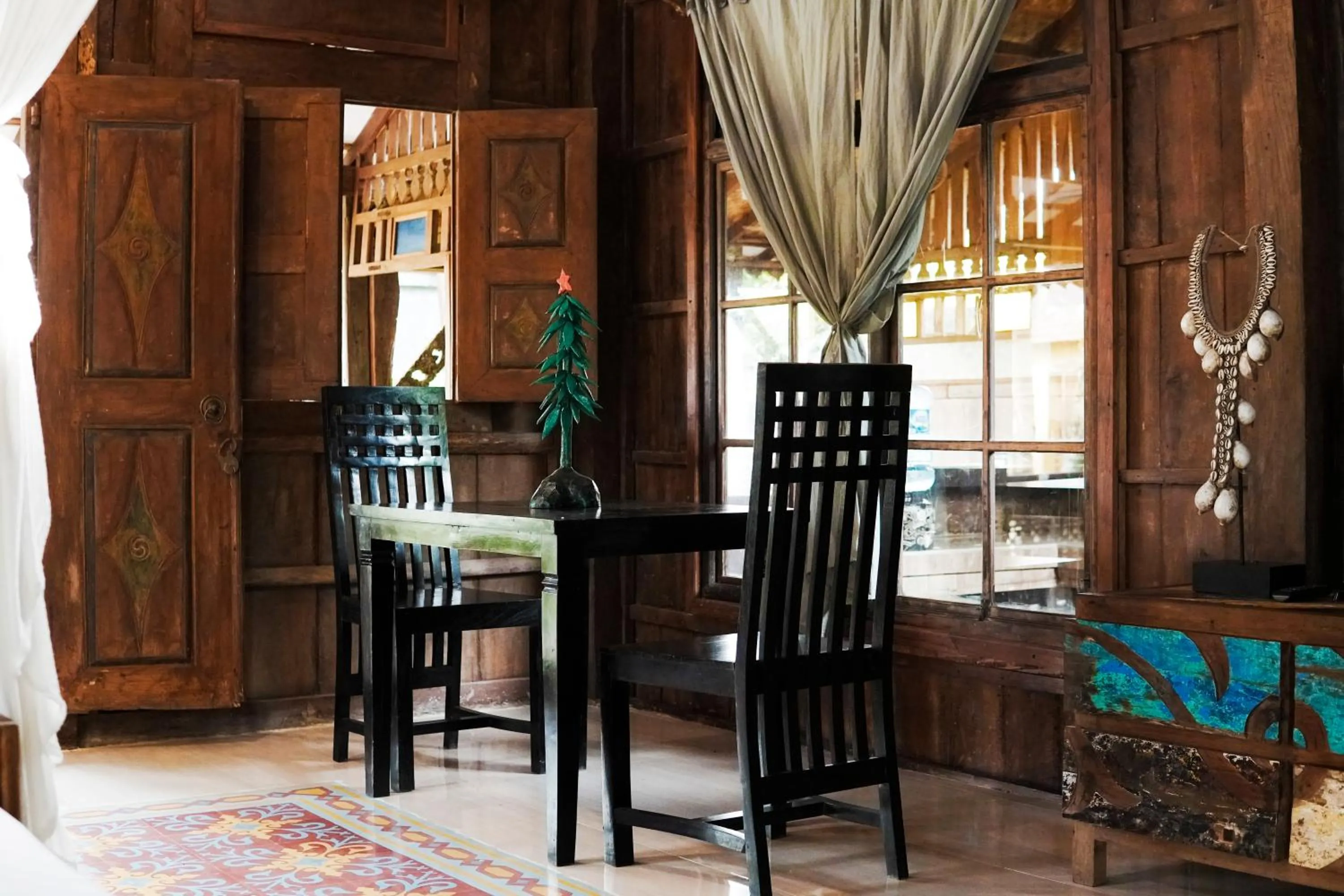 Seating area in Sentana Villa Ubud