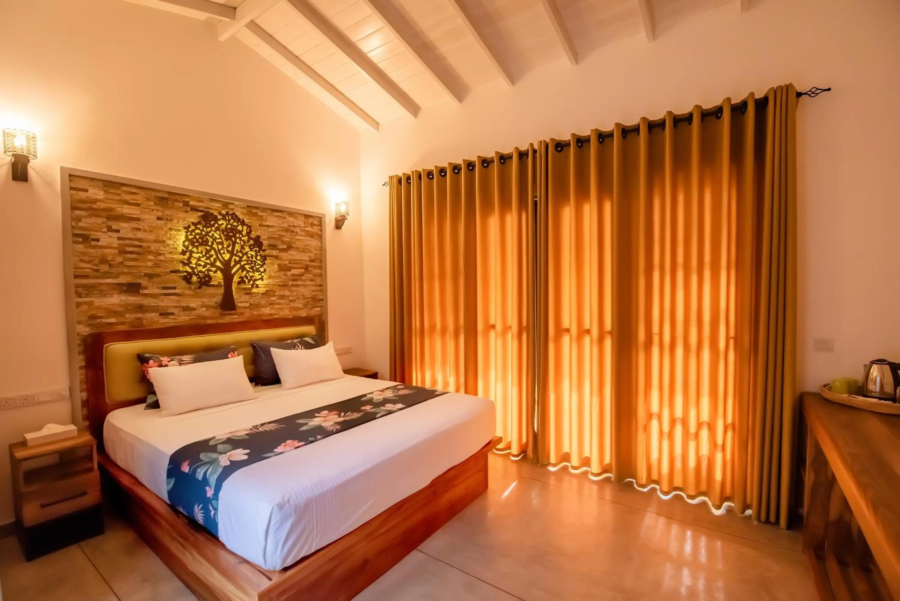 Bed in Tree of Life Resort