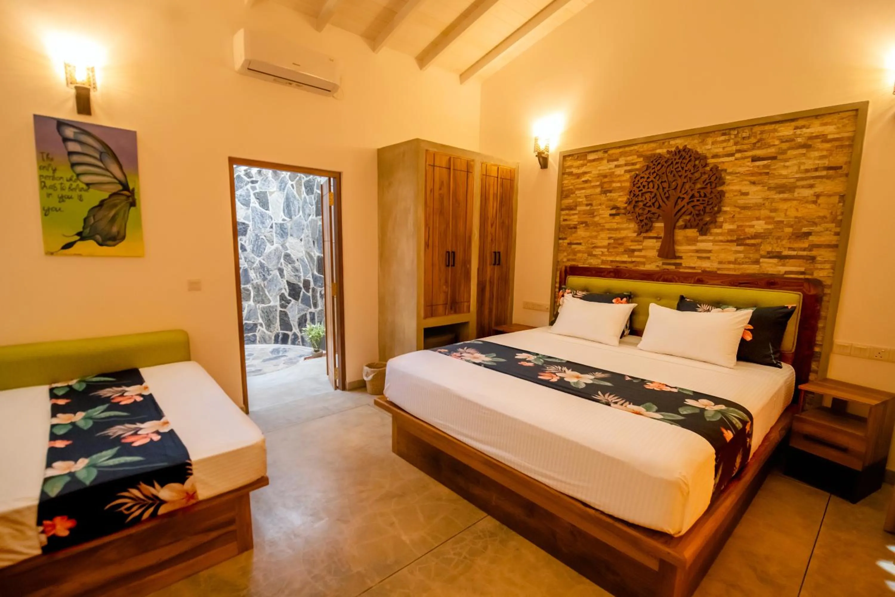 Bed in Tree of Life Resort