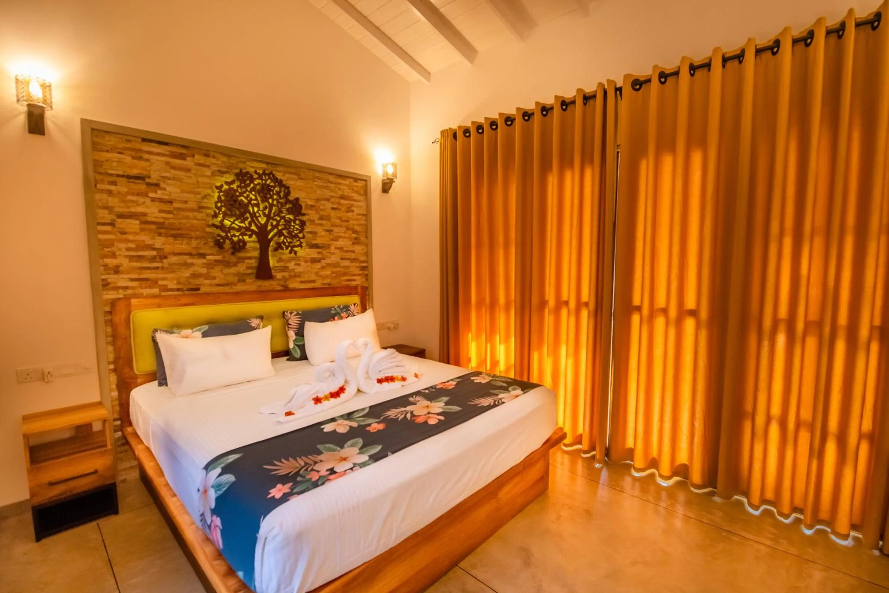 Bed in Tree of Life Resort