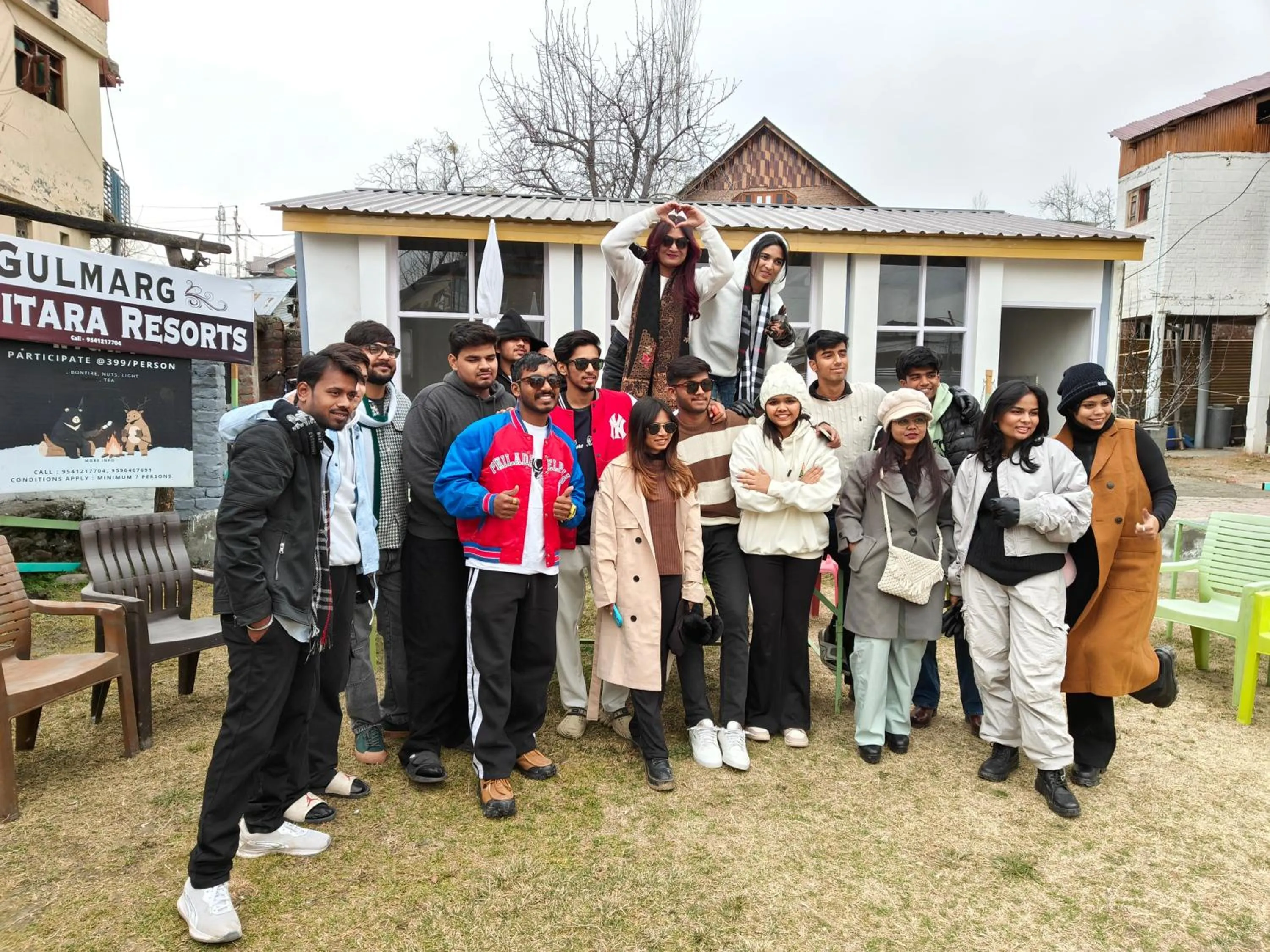 People in Gulsitara Resorts-Gulmarg