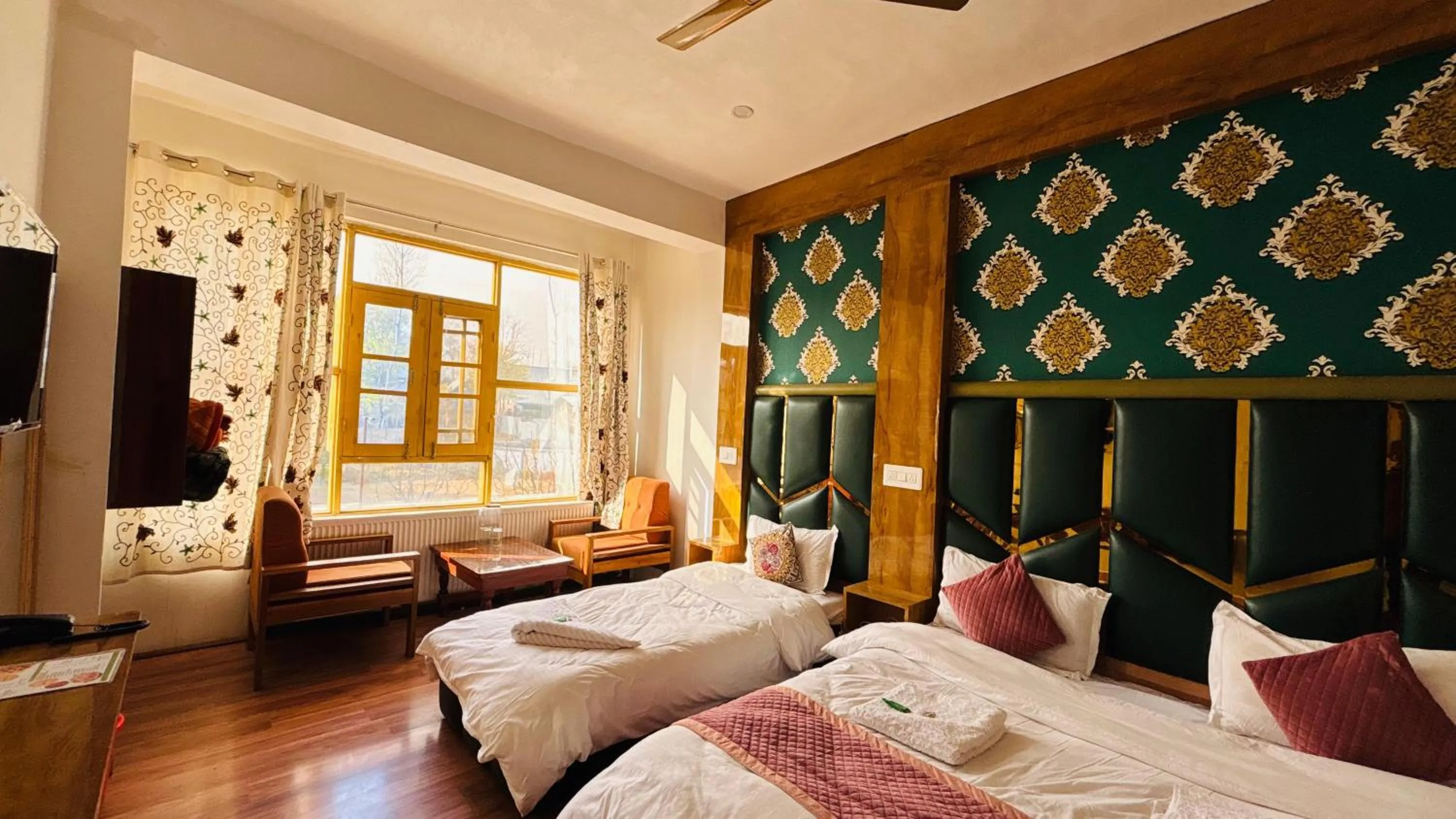 Bed in Gulsitara Resorts-Gulmarg