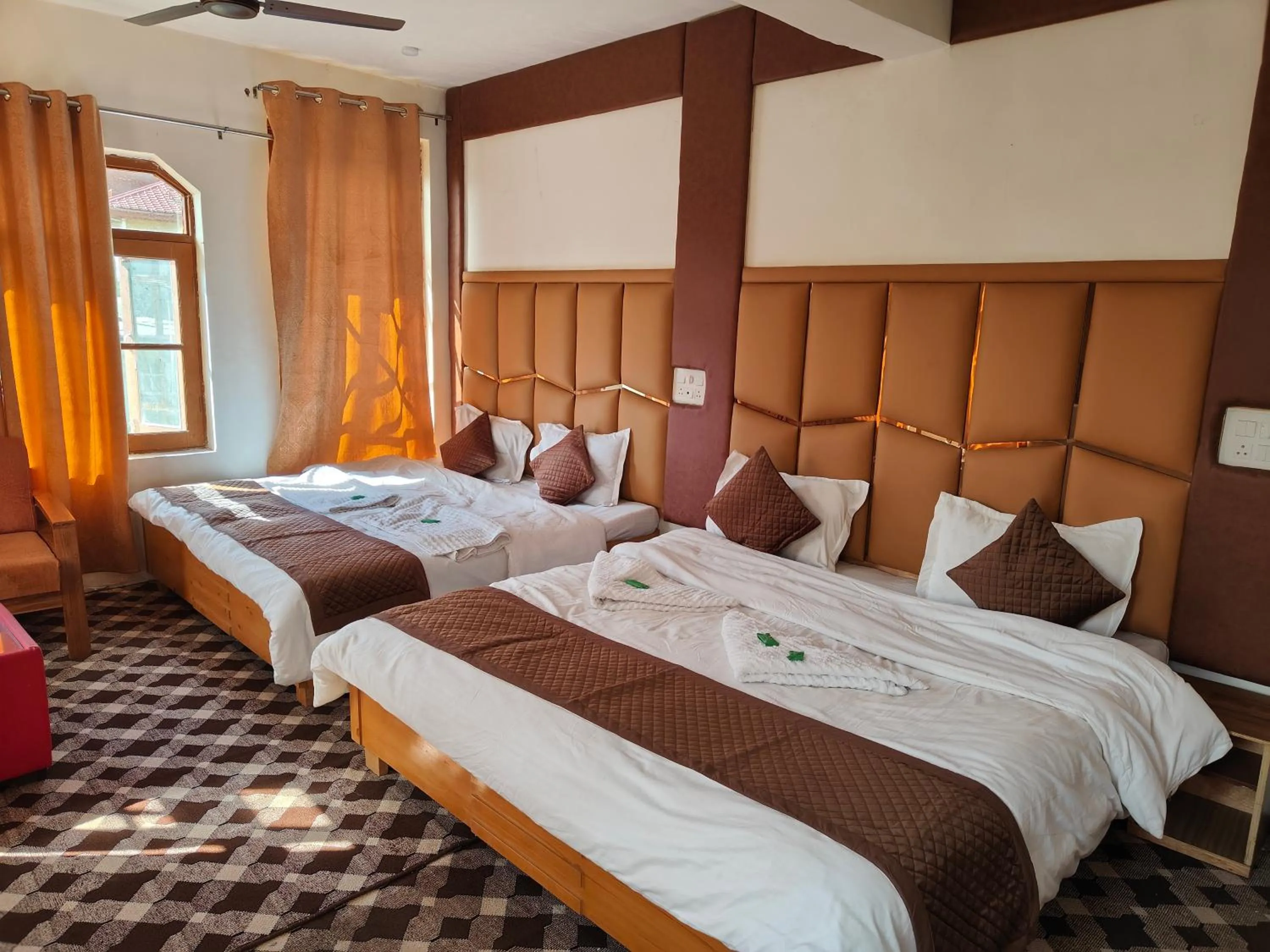 Bed in Gulsitara Resorts-Gulmarg