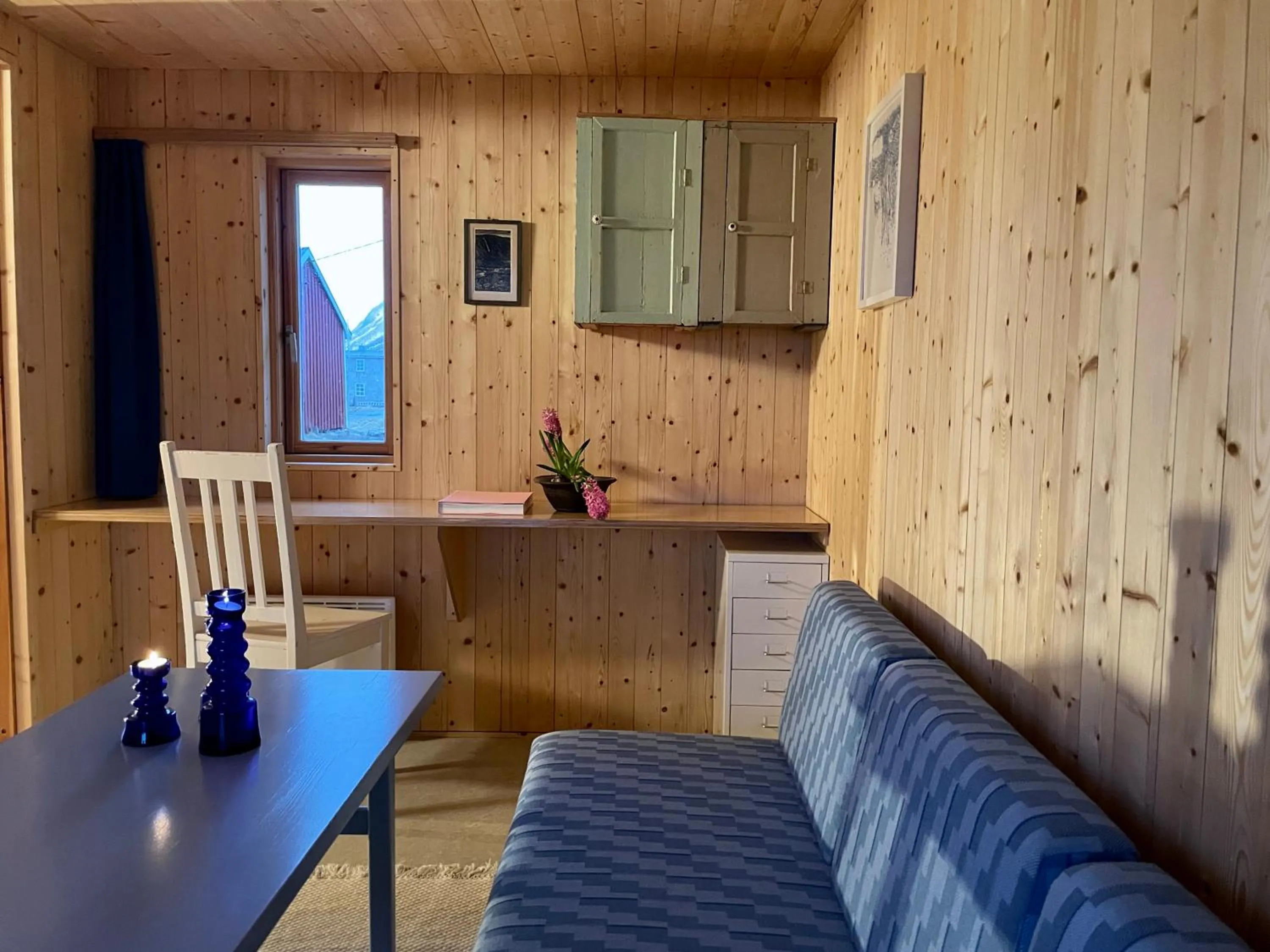 Living room in Villa Lofoten - Edvardbua