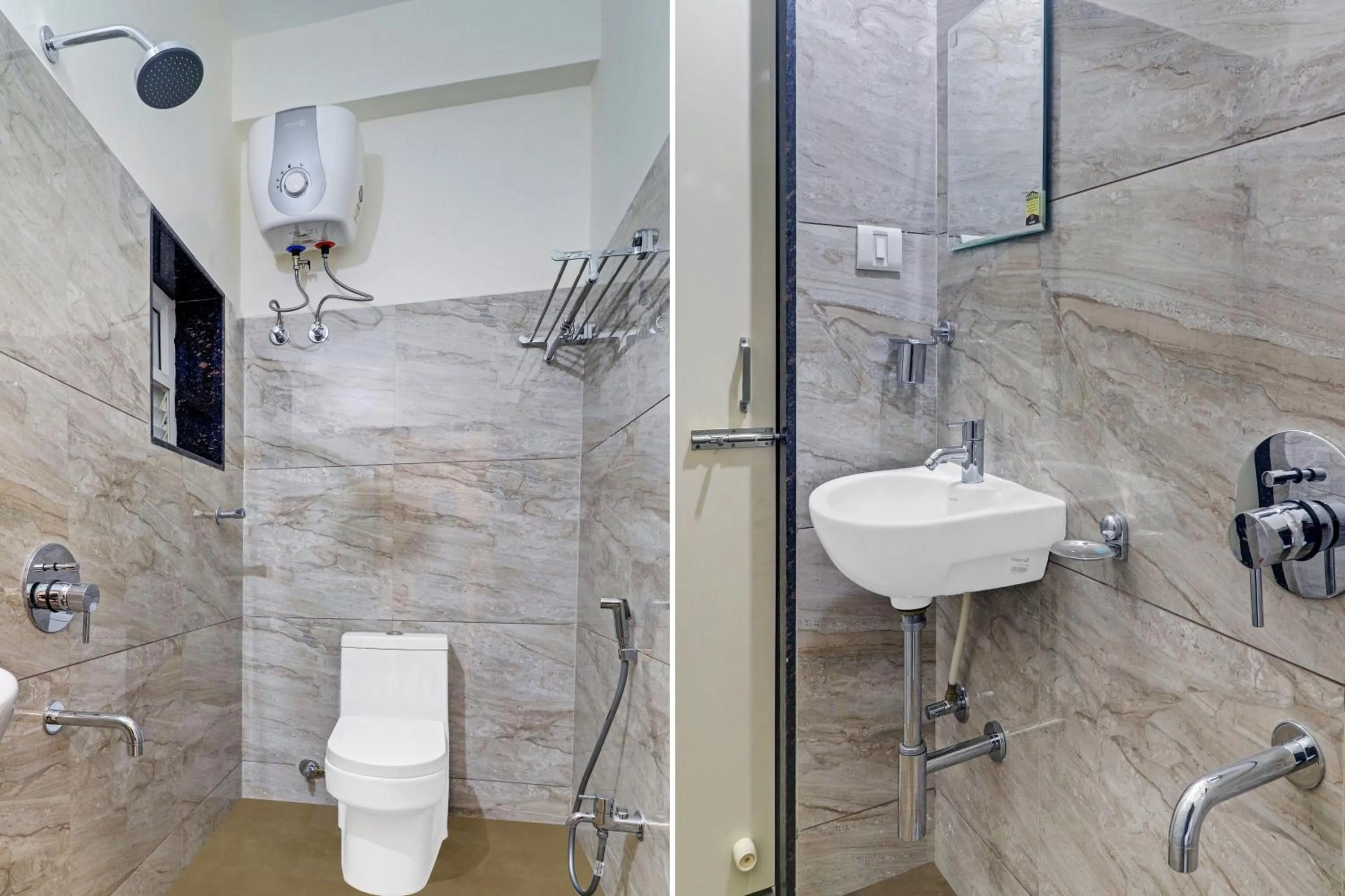 Bathroom in Treebo Virat Residency, US Consulate