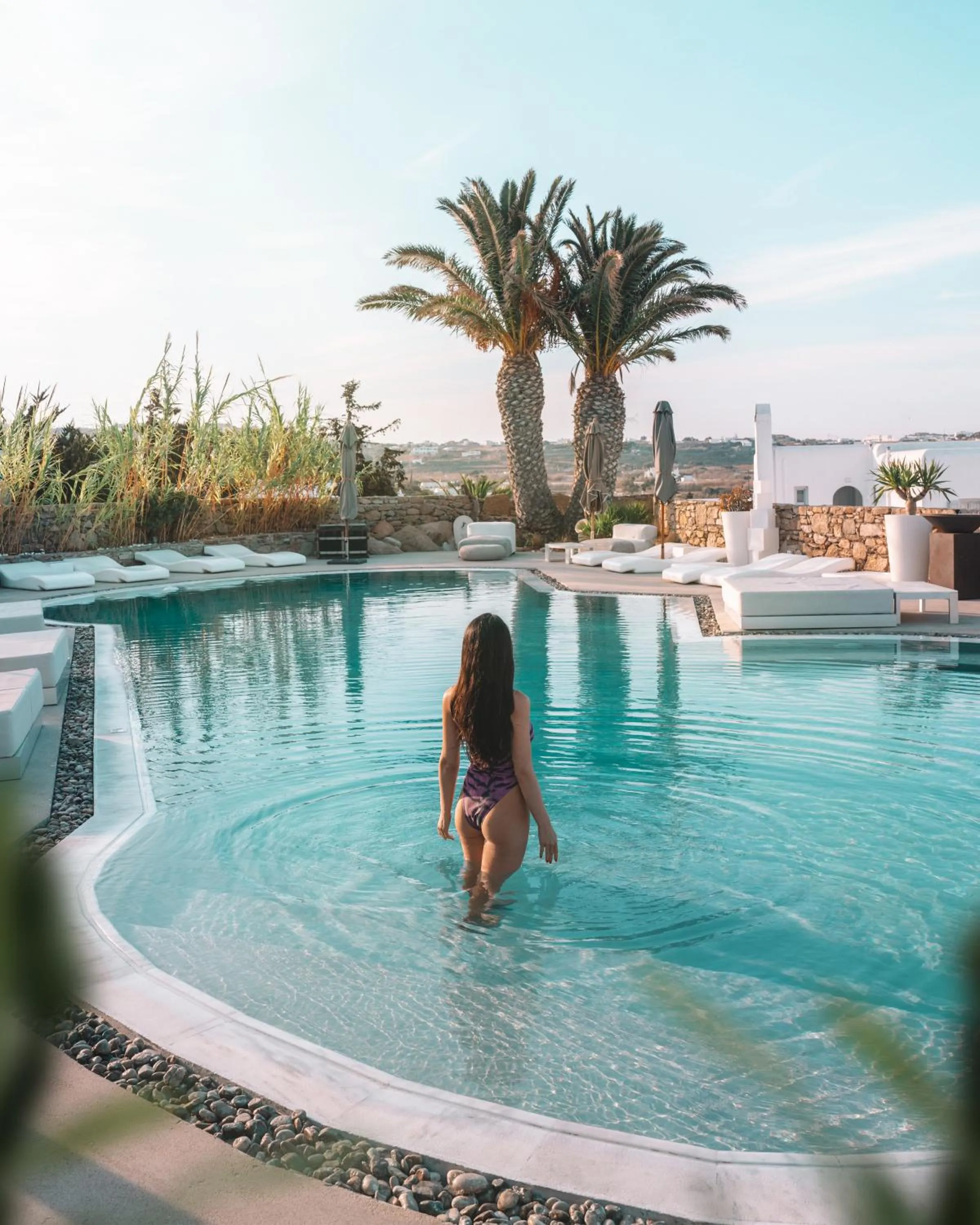 Swimming pool in Ostraco Suites