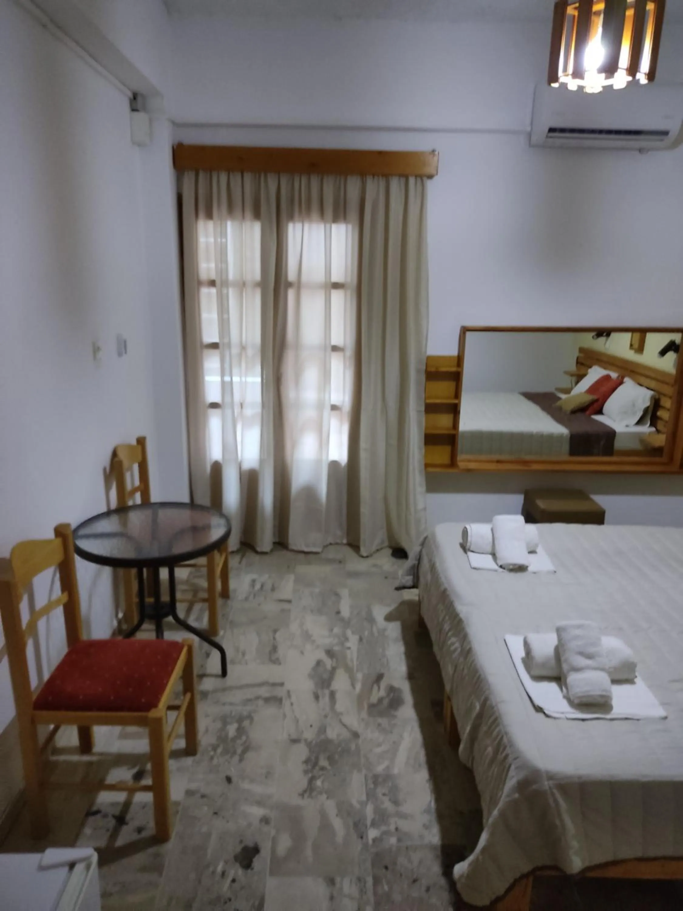 Bed in Kissandros Hotel