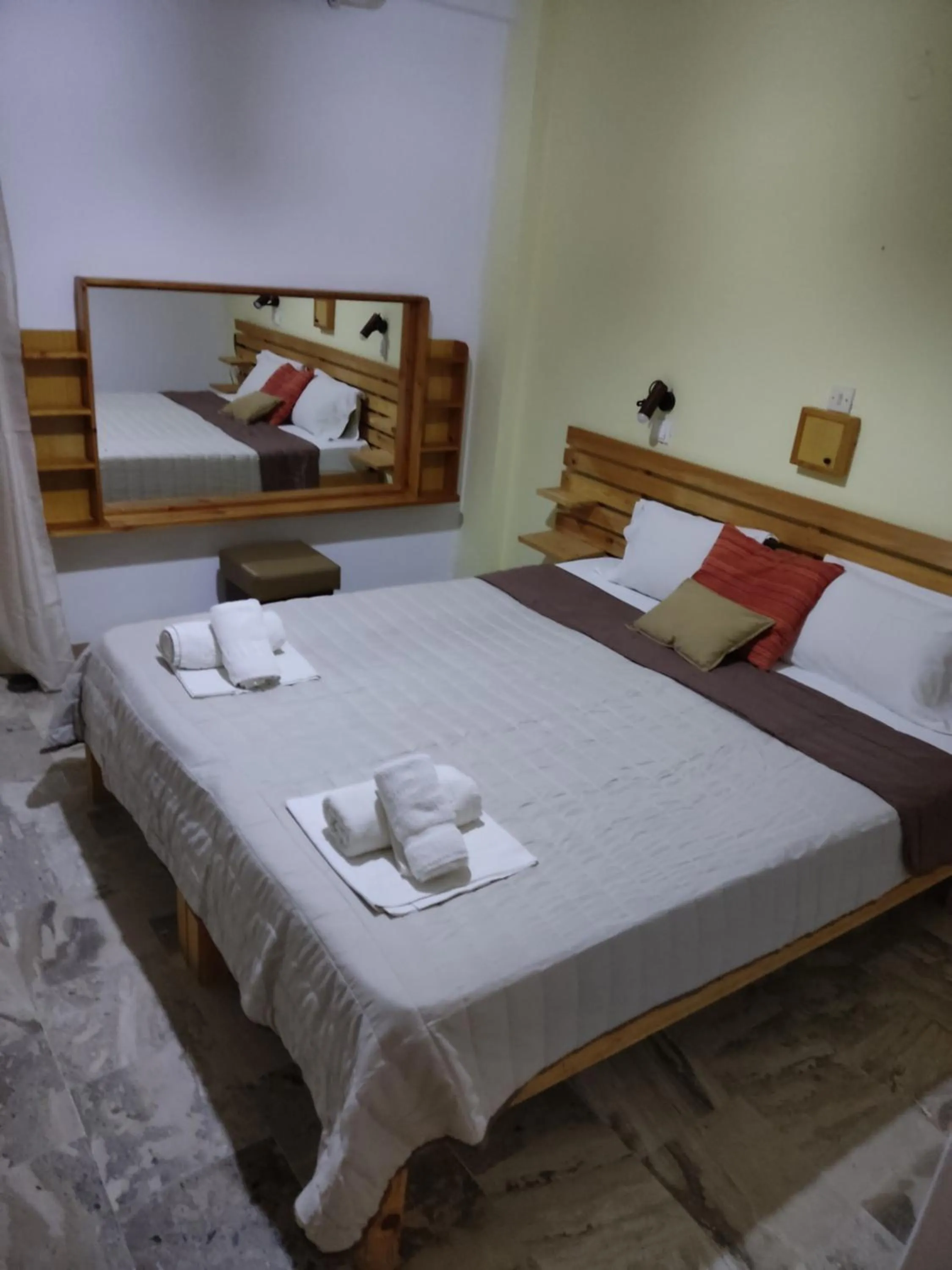 Bed in Kissandros Hotel