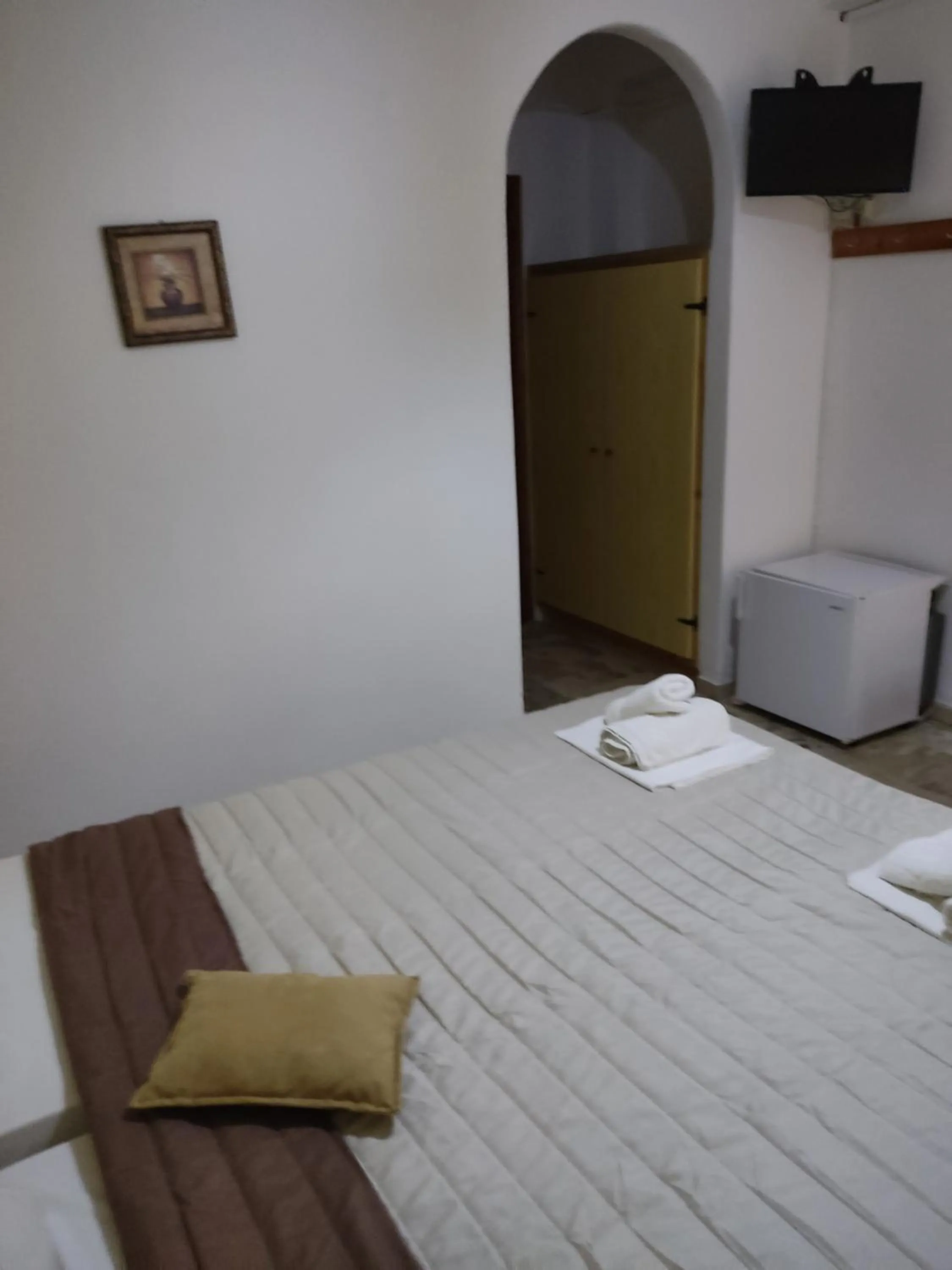 Bed in Kissandros Hotel