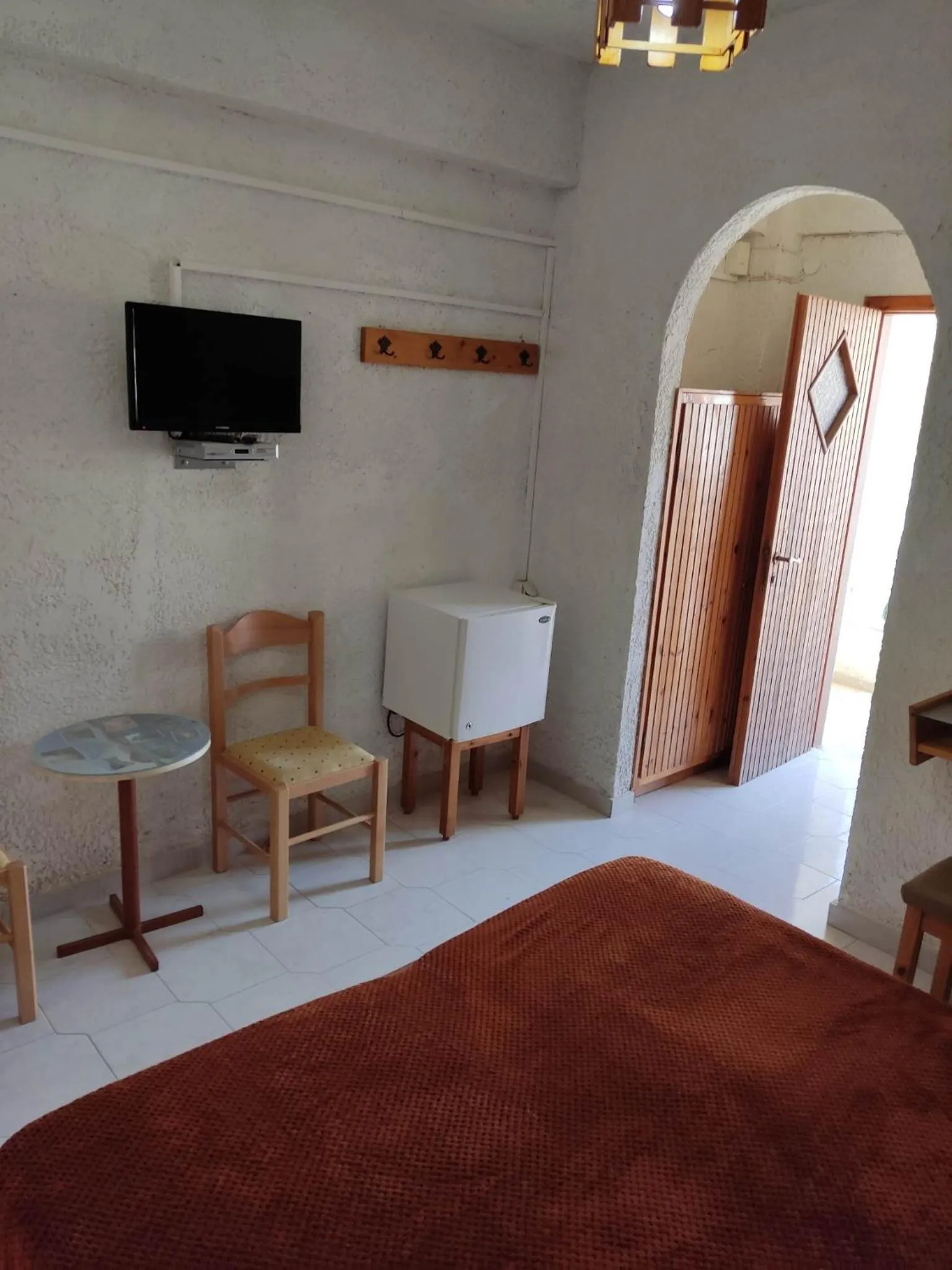 Bed in Kissandros Hotel