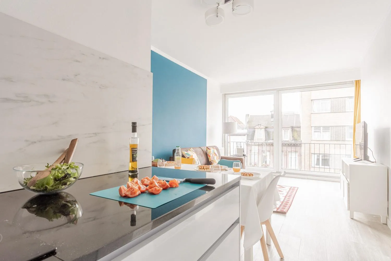 Living room in Center of Antwerp, Fully Equipped, Train Station
