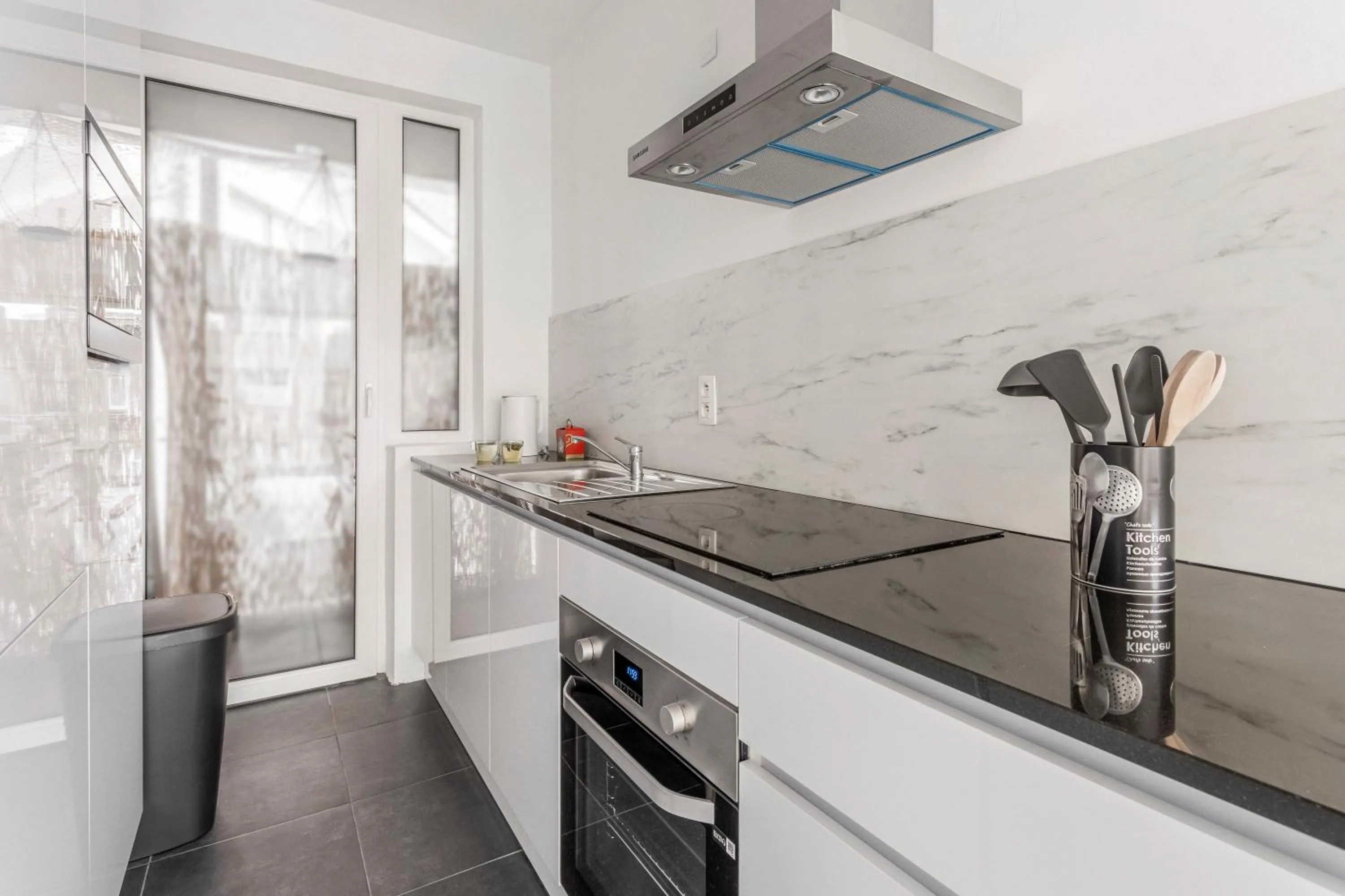 Kitchen or kitchenette in Center of Antwerp, Fully Equipped, Train Station
