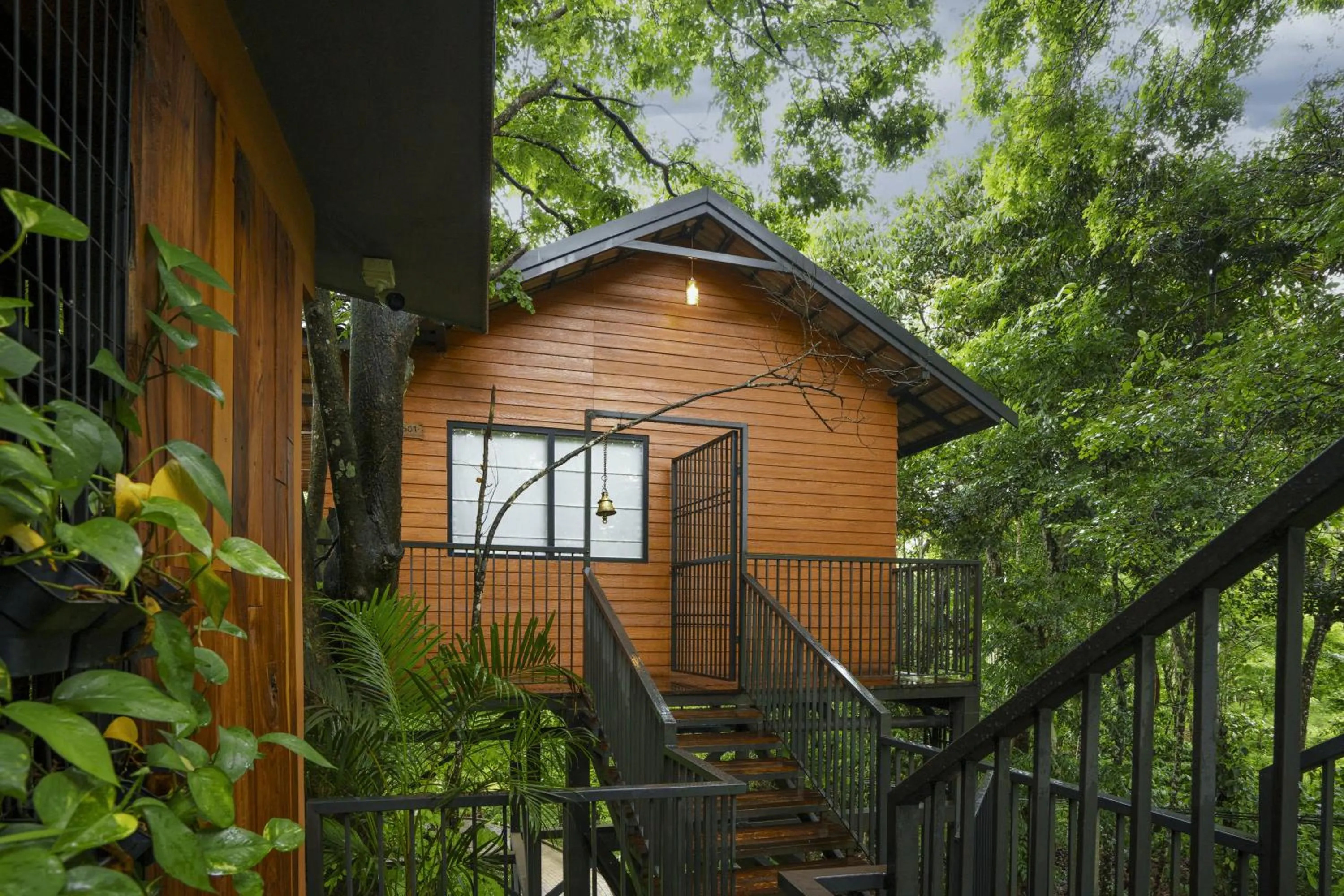 Facade/entrance in Crystal Kuruva Nature Resort & Spa