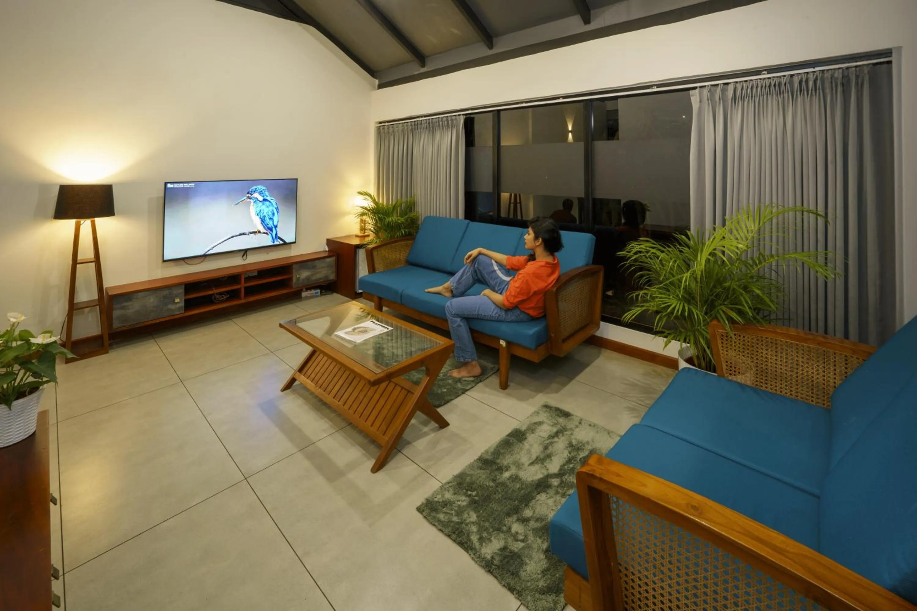 Communal lounge/ TV room in Crystal Kuruva Nature Resort & Spa