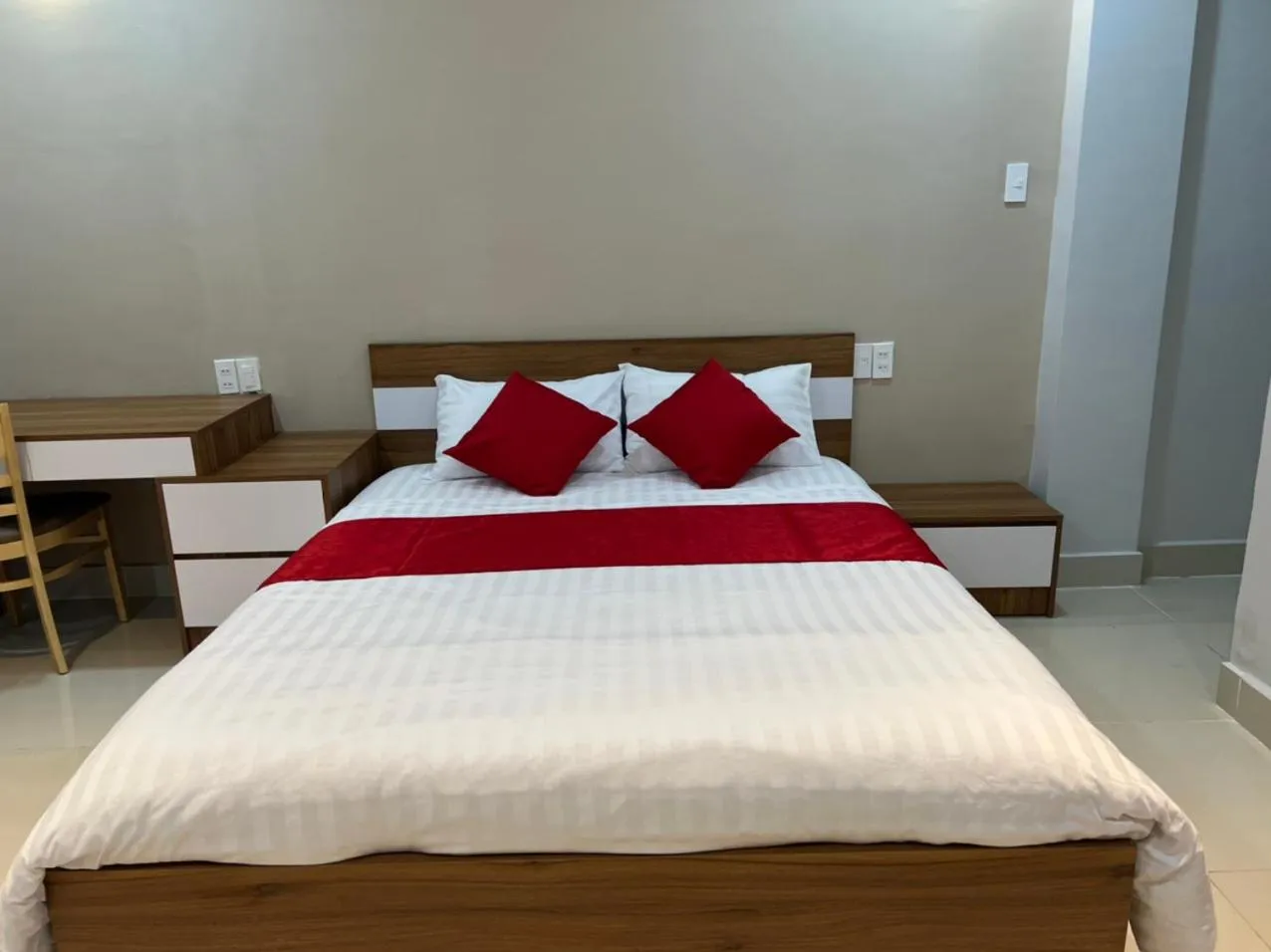 Bed in Hạnh Trang Hotel