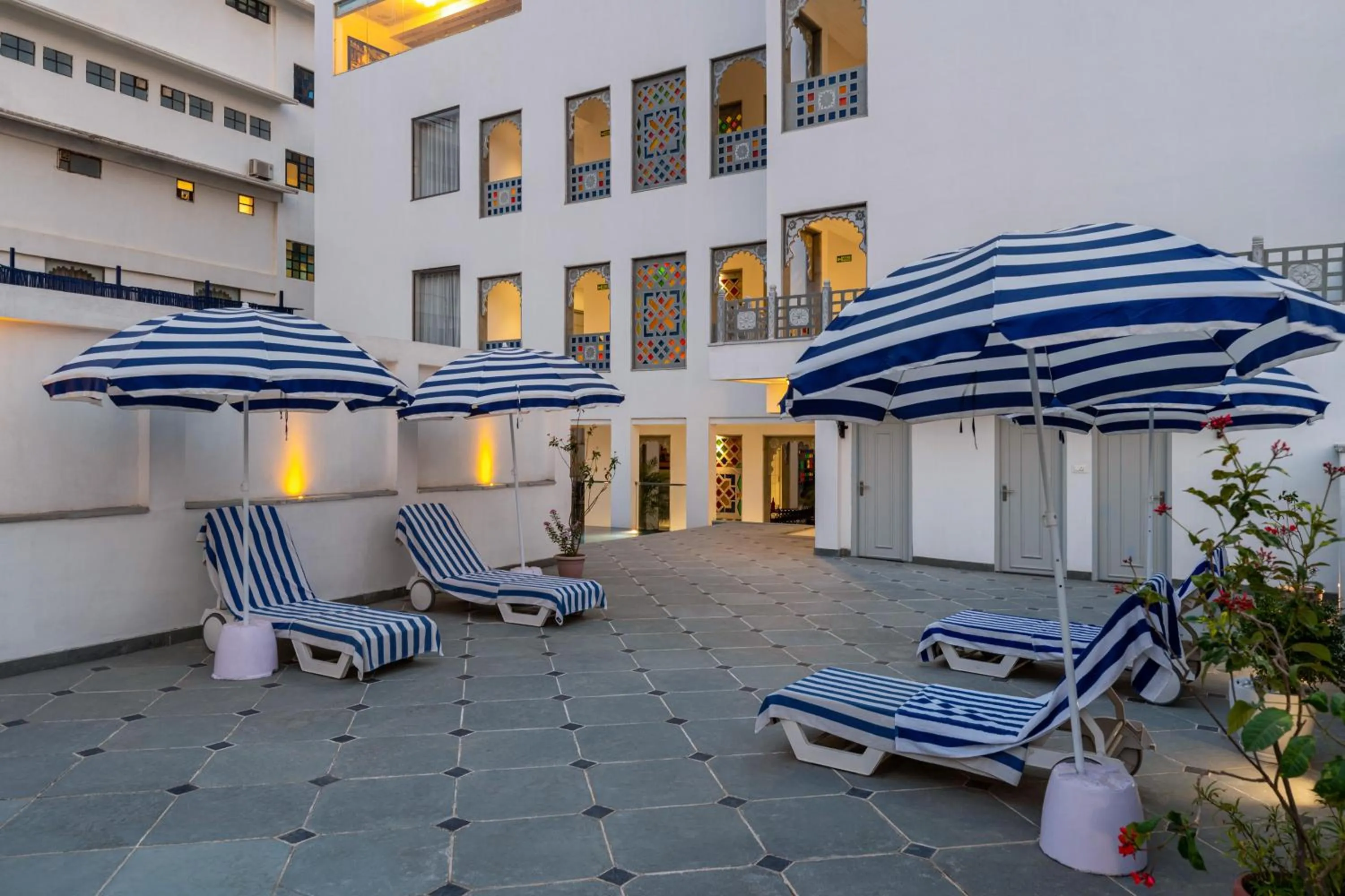 Pool view in Maan Vilas - A Boutique Hotel Udaipur