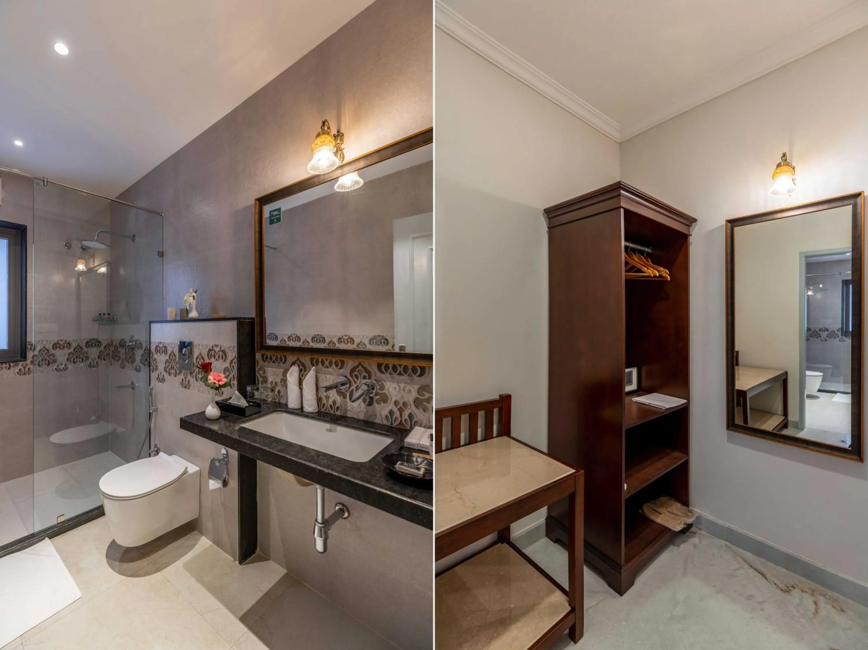 Shower in Maan Vilas - A Boutique Hotel Udaipur