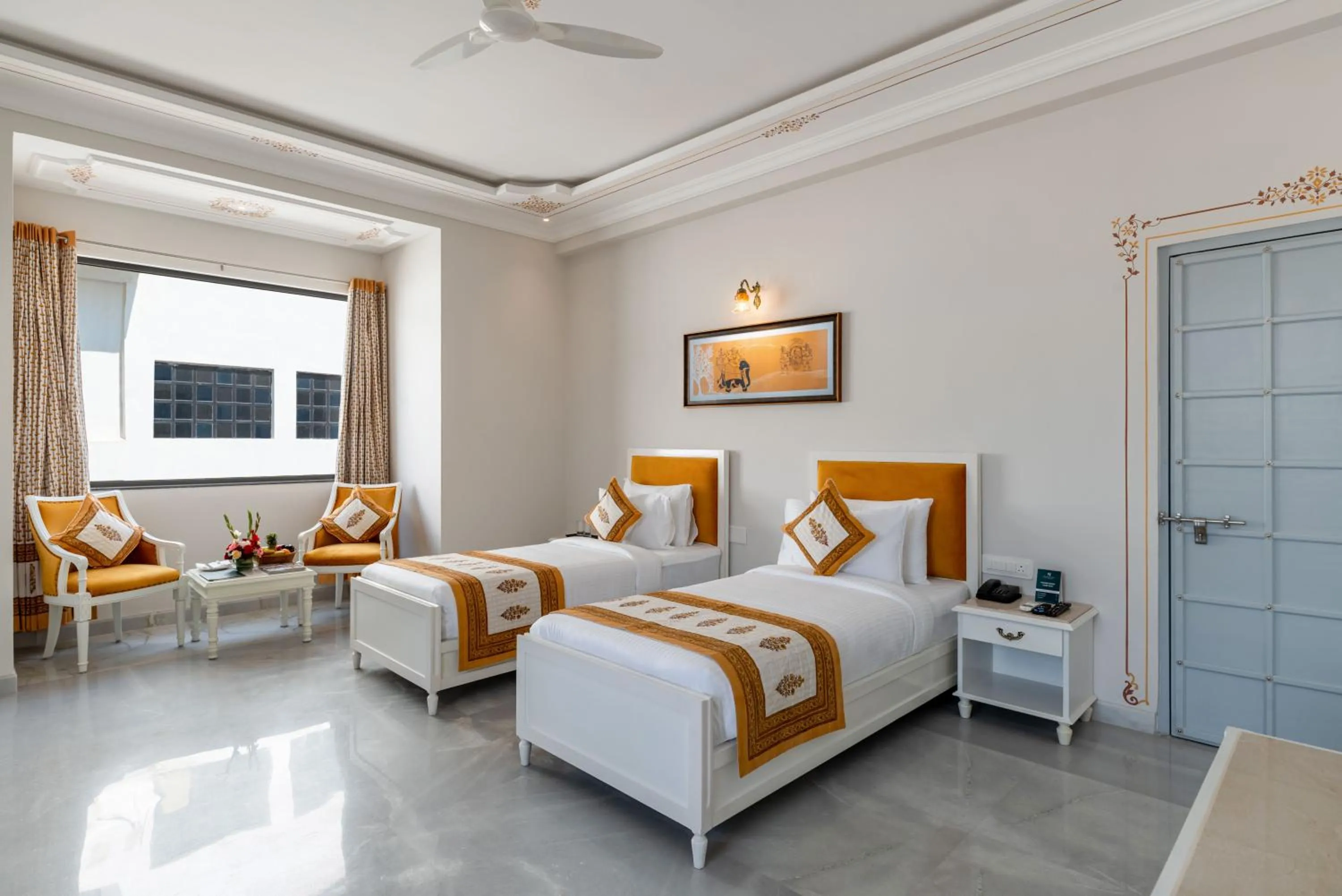 Photo of the whole room, Bed in Maan Vilas - A Boutique Hotel Udaipur