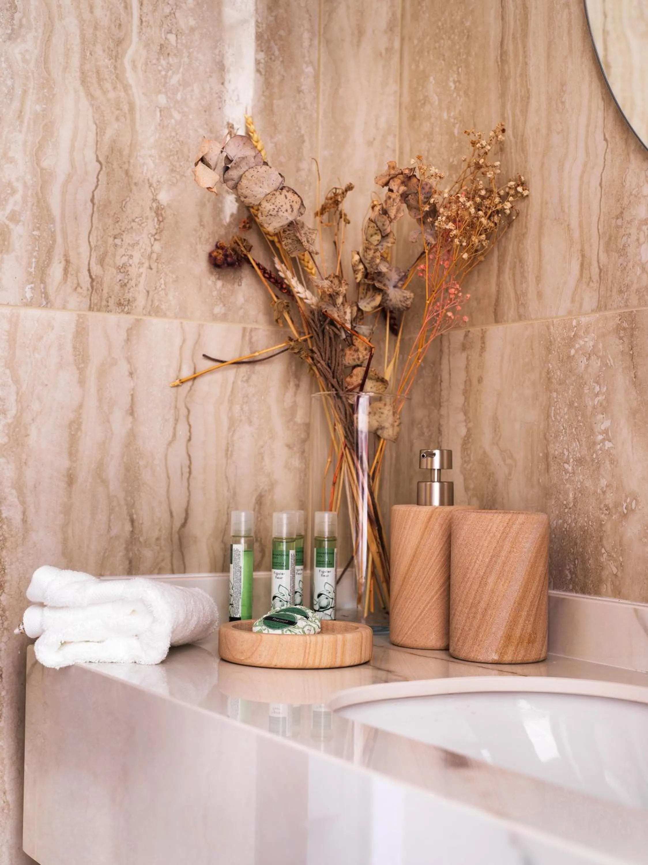 Bathroom in LIV Mackenzie Beach Suites Larnaca ADULTS ONLY