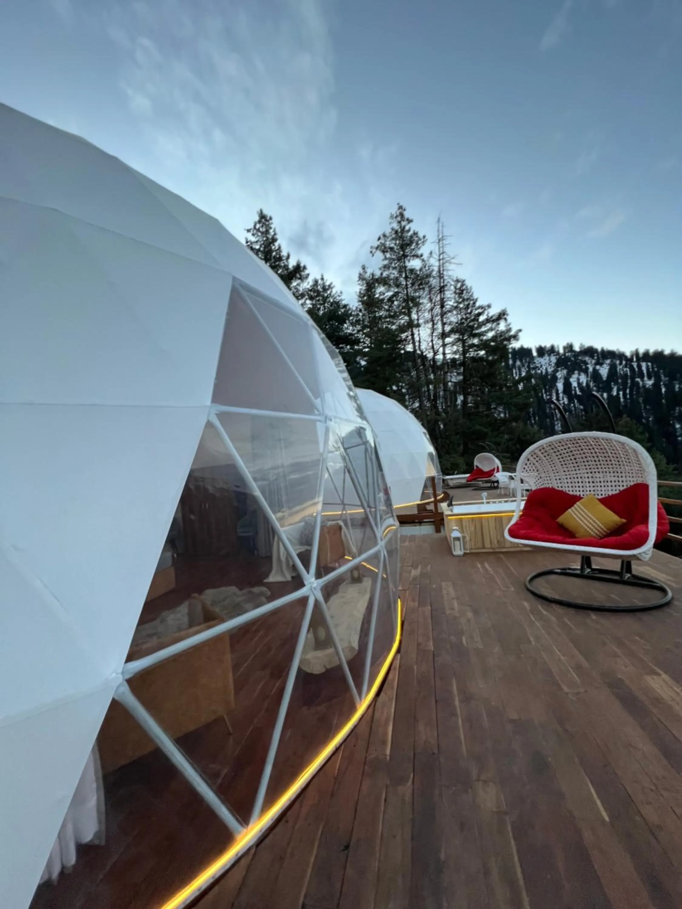 Balcony/Terrace in GLAMPING CLUB