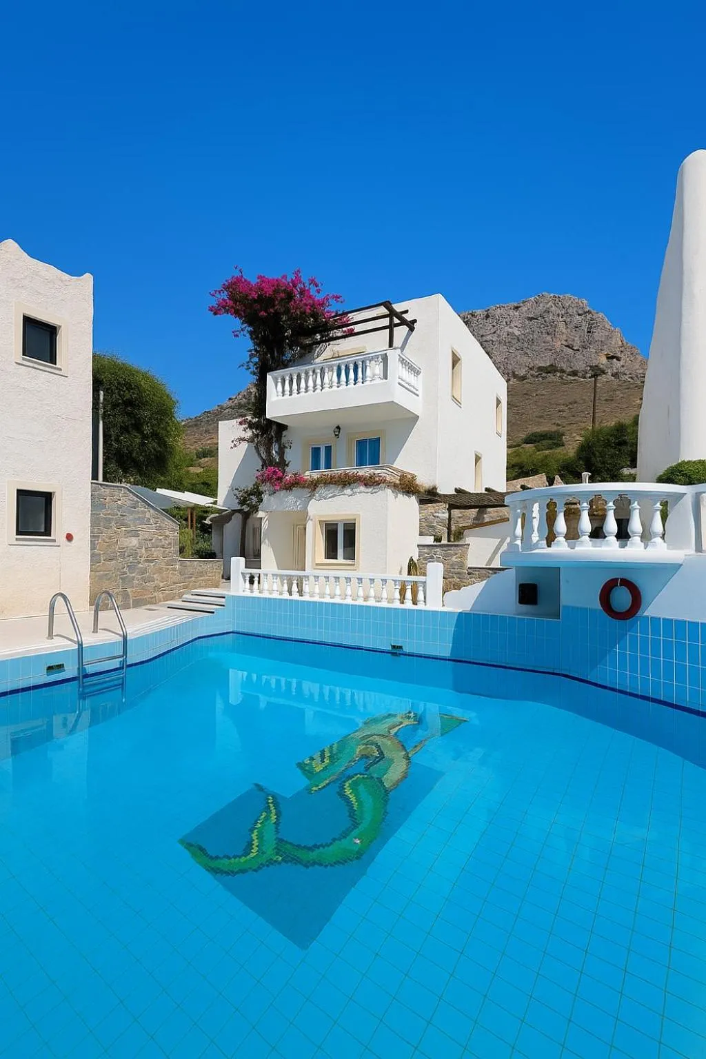 Swimming pool in Korifi Suites - JR Villas Adults Only