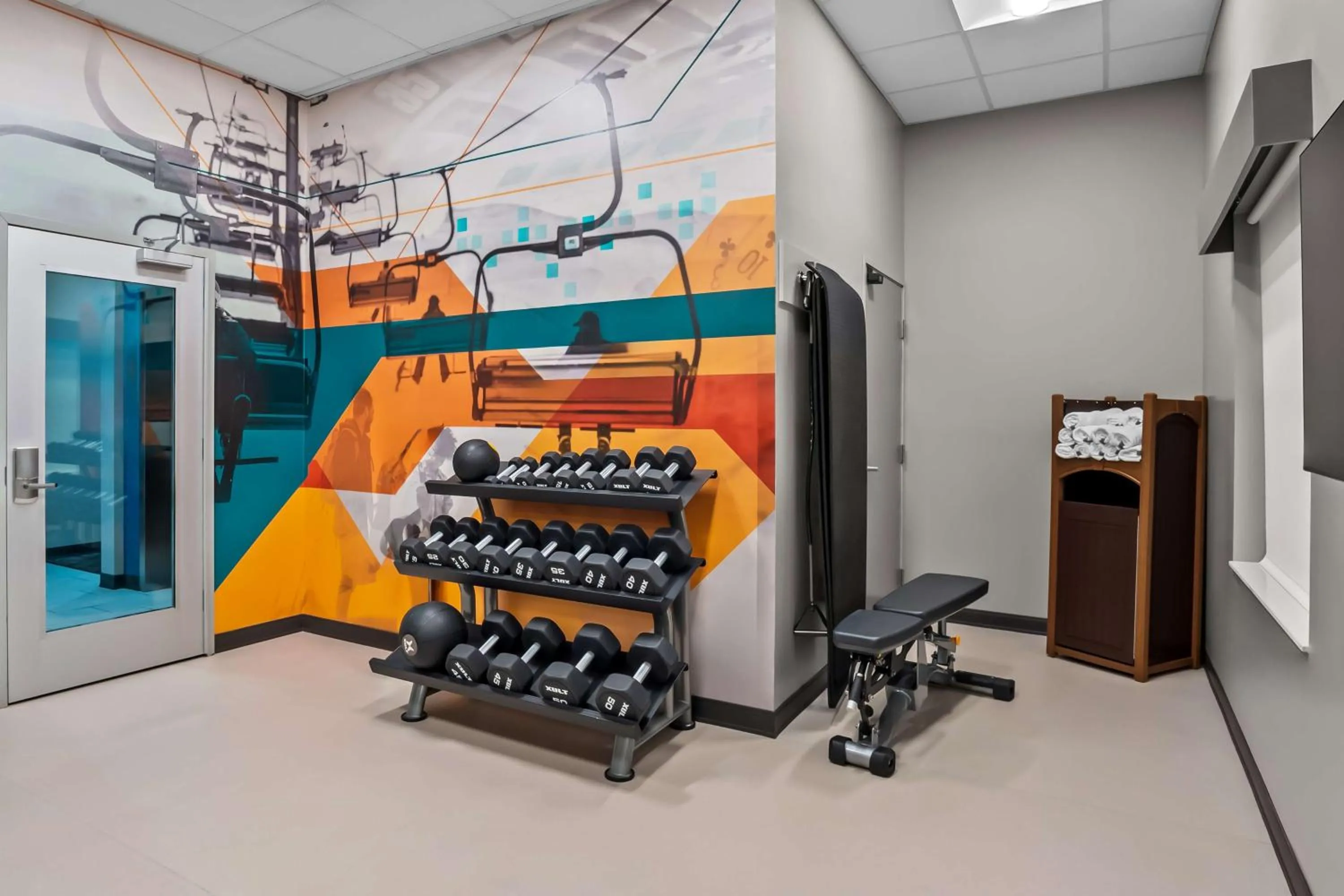 Fitness centre/facilities in Best Western San Bernardino Hotel