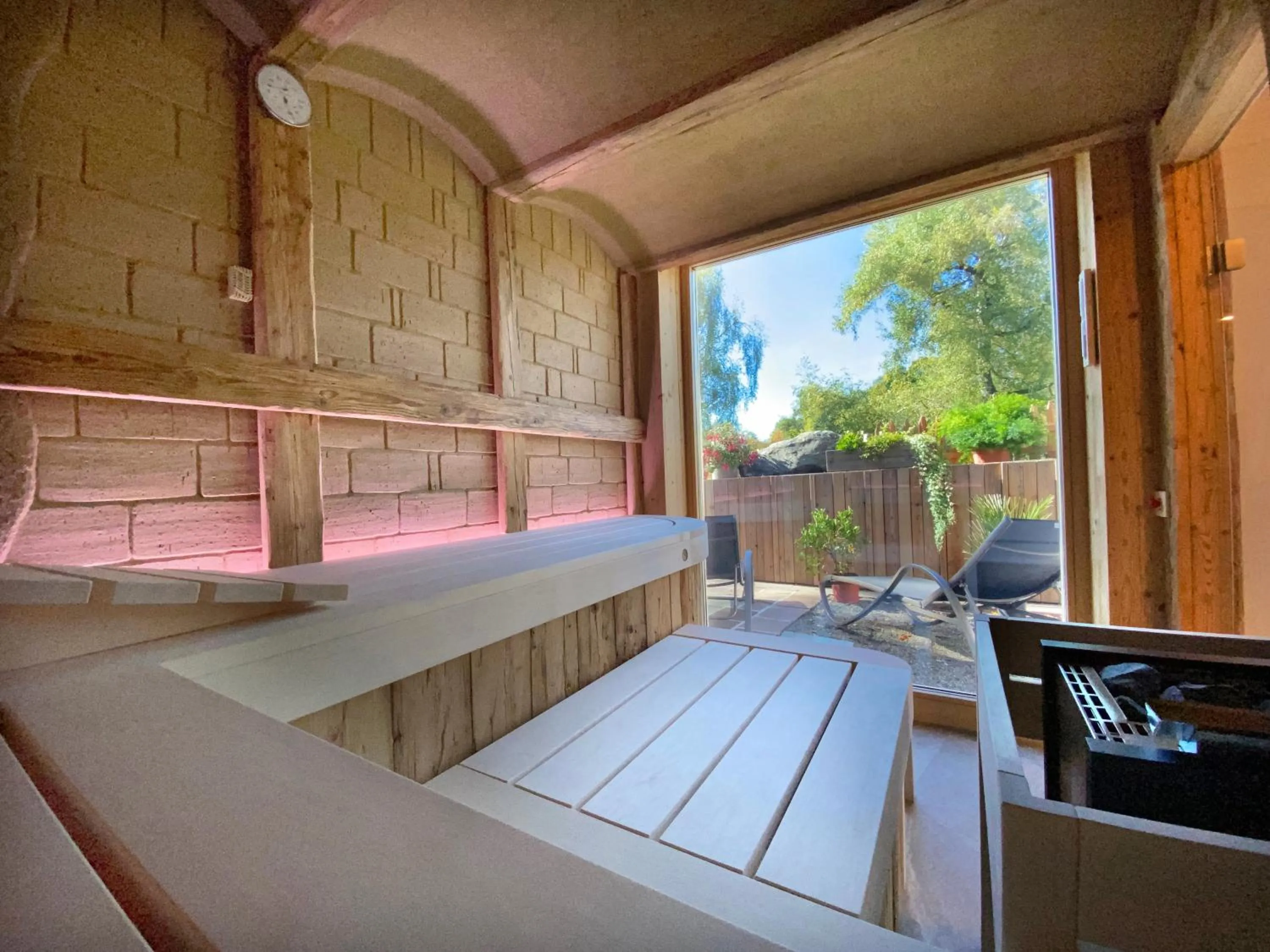 Sauna in Hotel-Pension Seebad "Seegenuss-Natur-Spa"