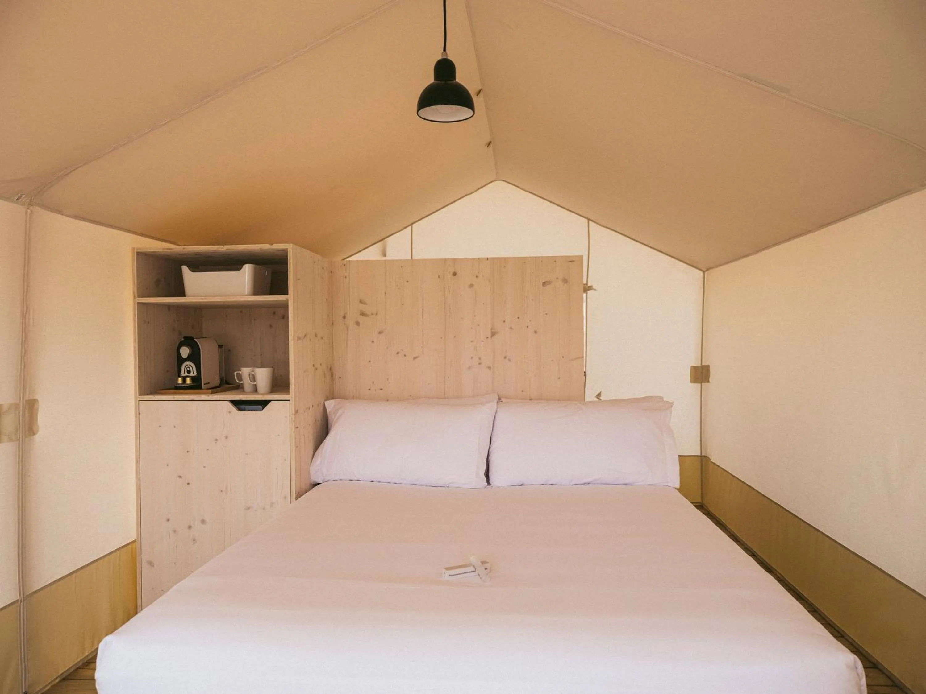 Bed in wecamp Cadaqués