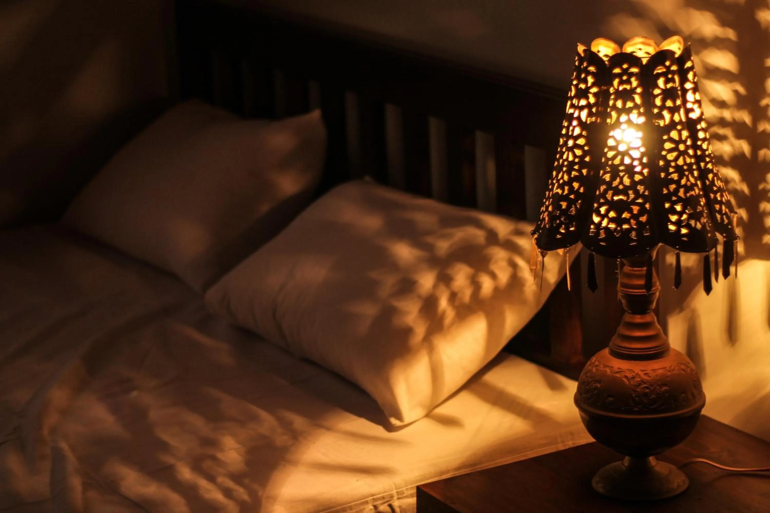 Bed in Muduna Walawwa Resort