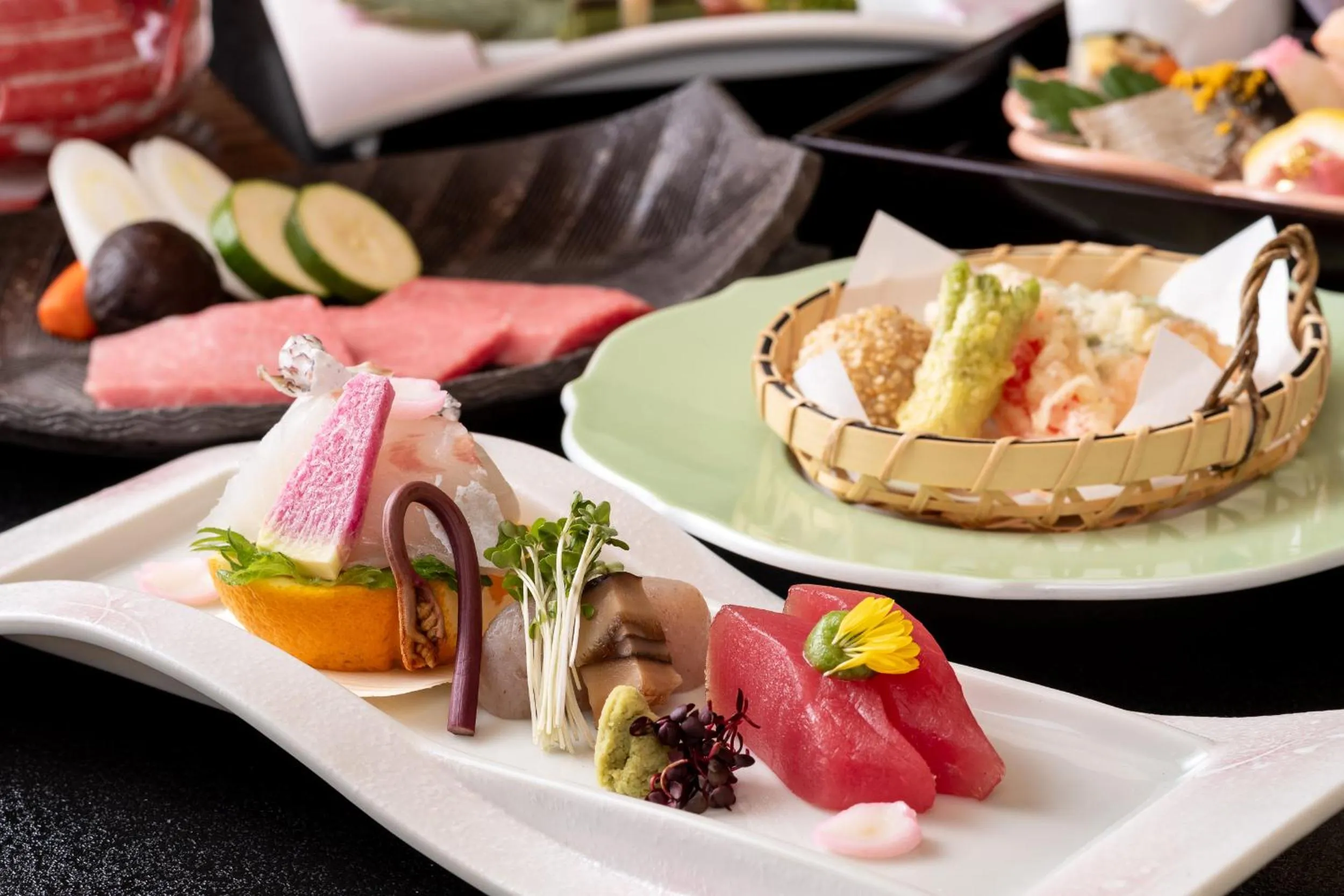 Dinner in Enakyo Onsen Hotel Yuzuriha