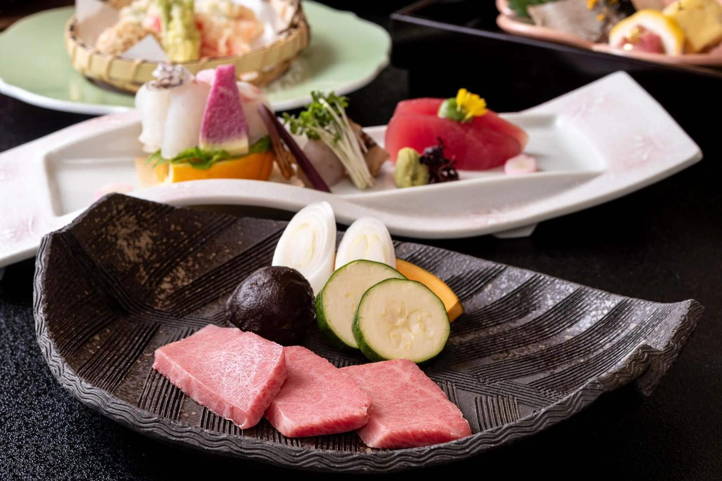 Dinner in Enakyo Onsen Hotel Yuzuriha