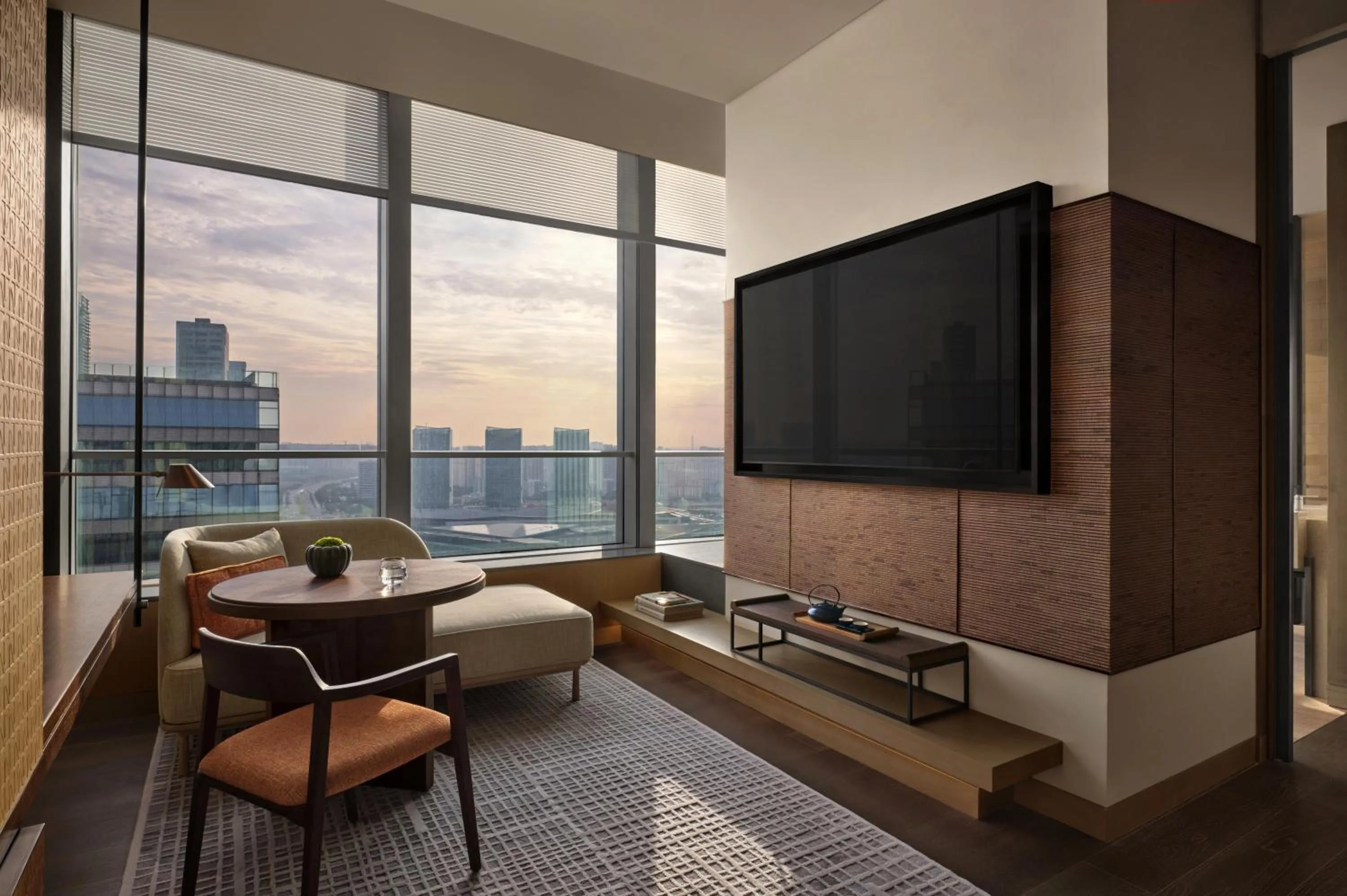 Living room in Andaz Nanjing Hexi, By Hyatt